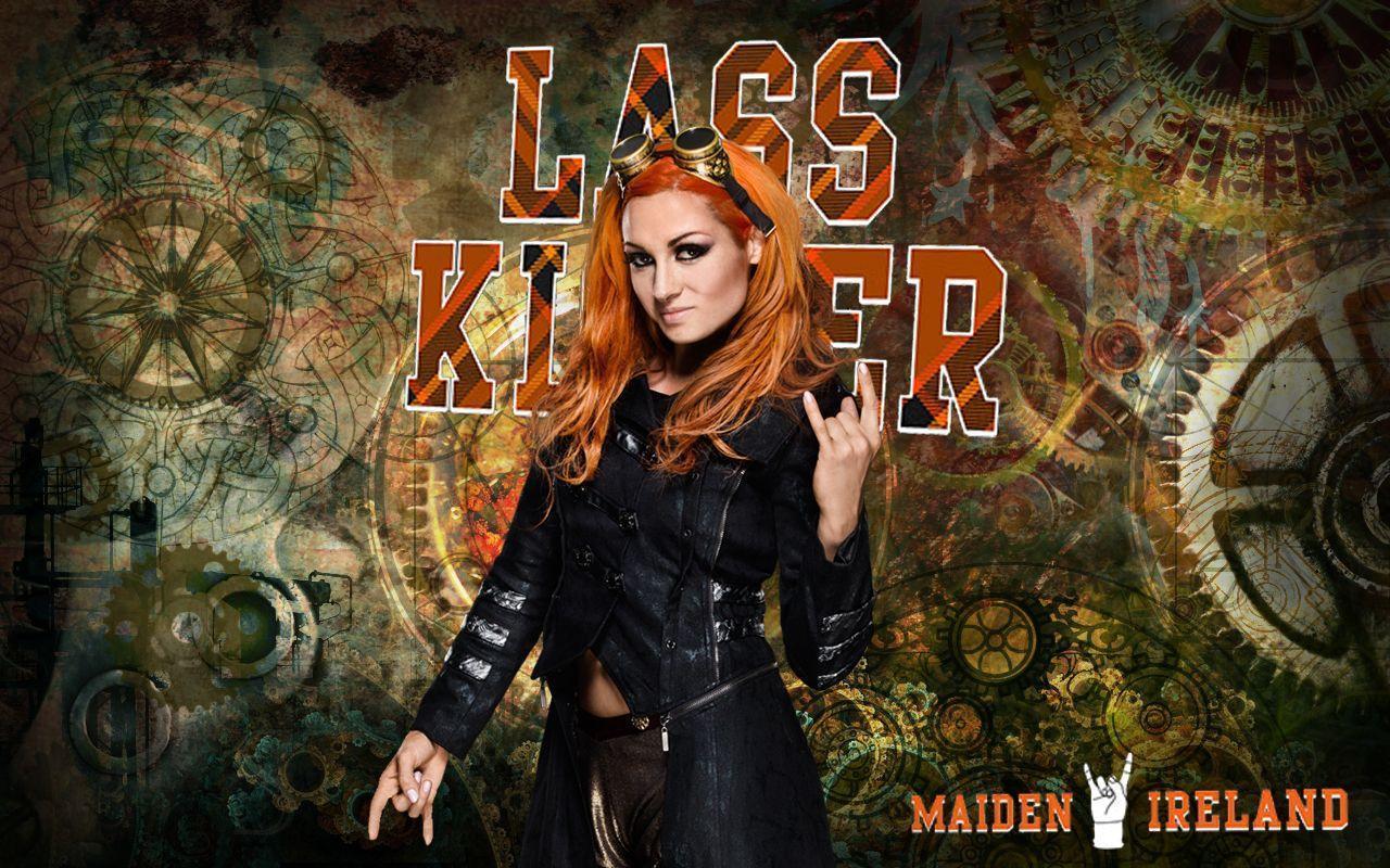 Becky Lynch Lass Kicker Wallpaper