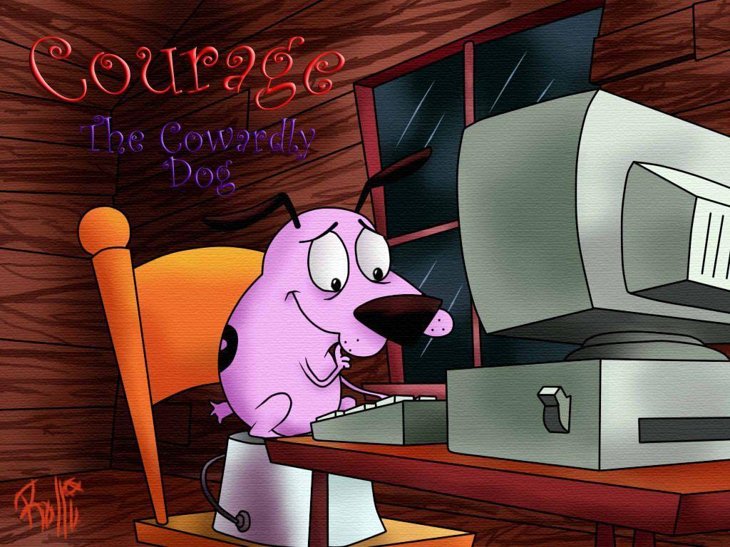 Lady Jam the Cowardly Dog. Animated Cartoon Network