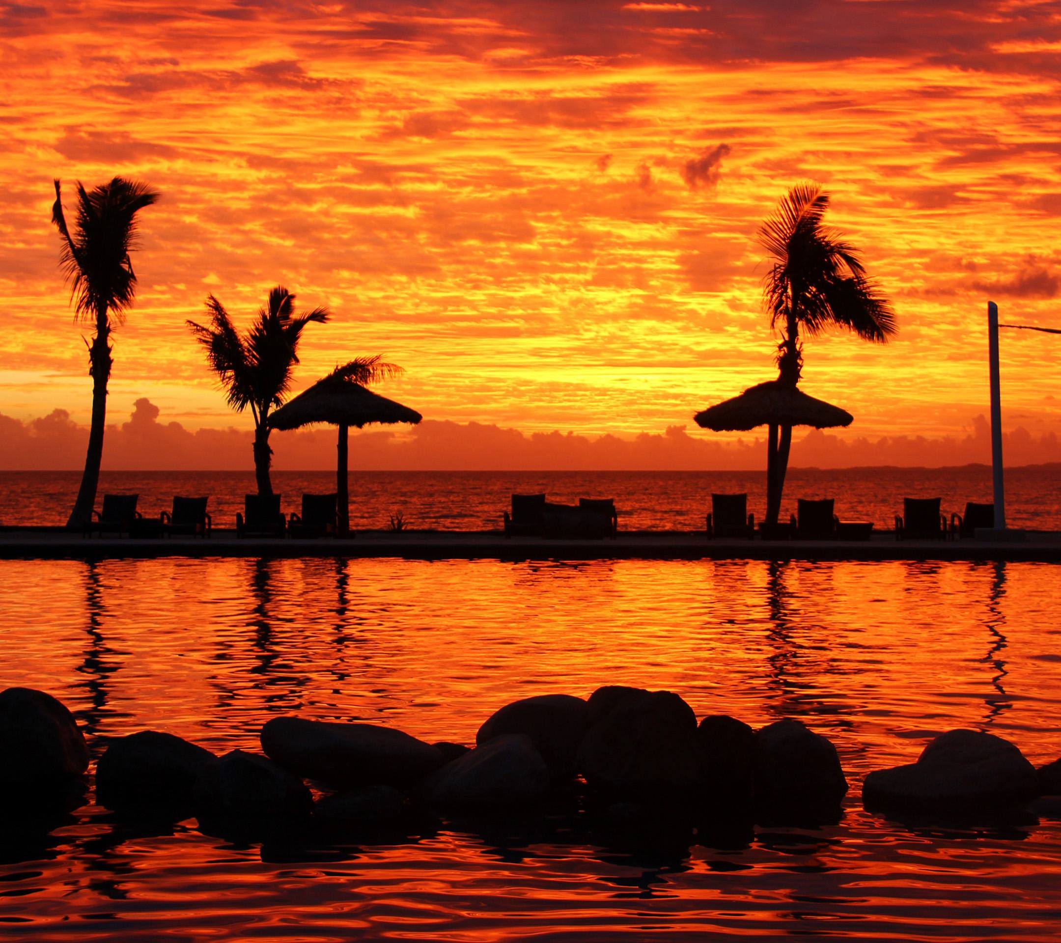 Sunset in Fiji Mobile Wallpaper 14439