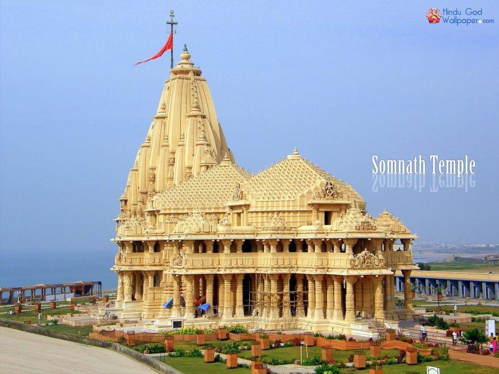 Somnath Temple Wallpaper Free Download. Temples Wallpaper
