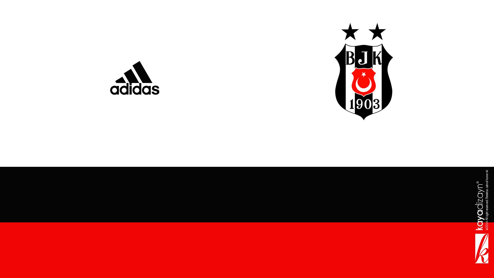 Besiktas Home Kit Wallpaper #kayadizayn