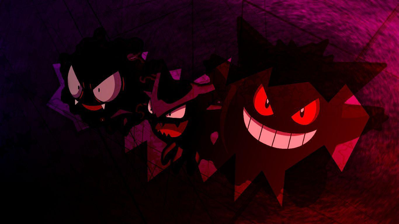 Gastly, Haunter, and Gengar image Gastly, Haunter, and Gengar HD