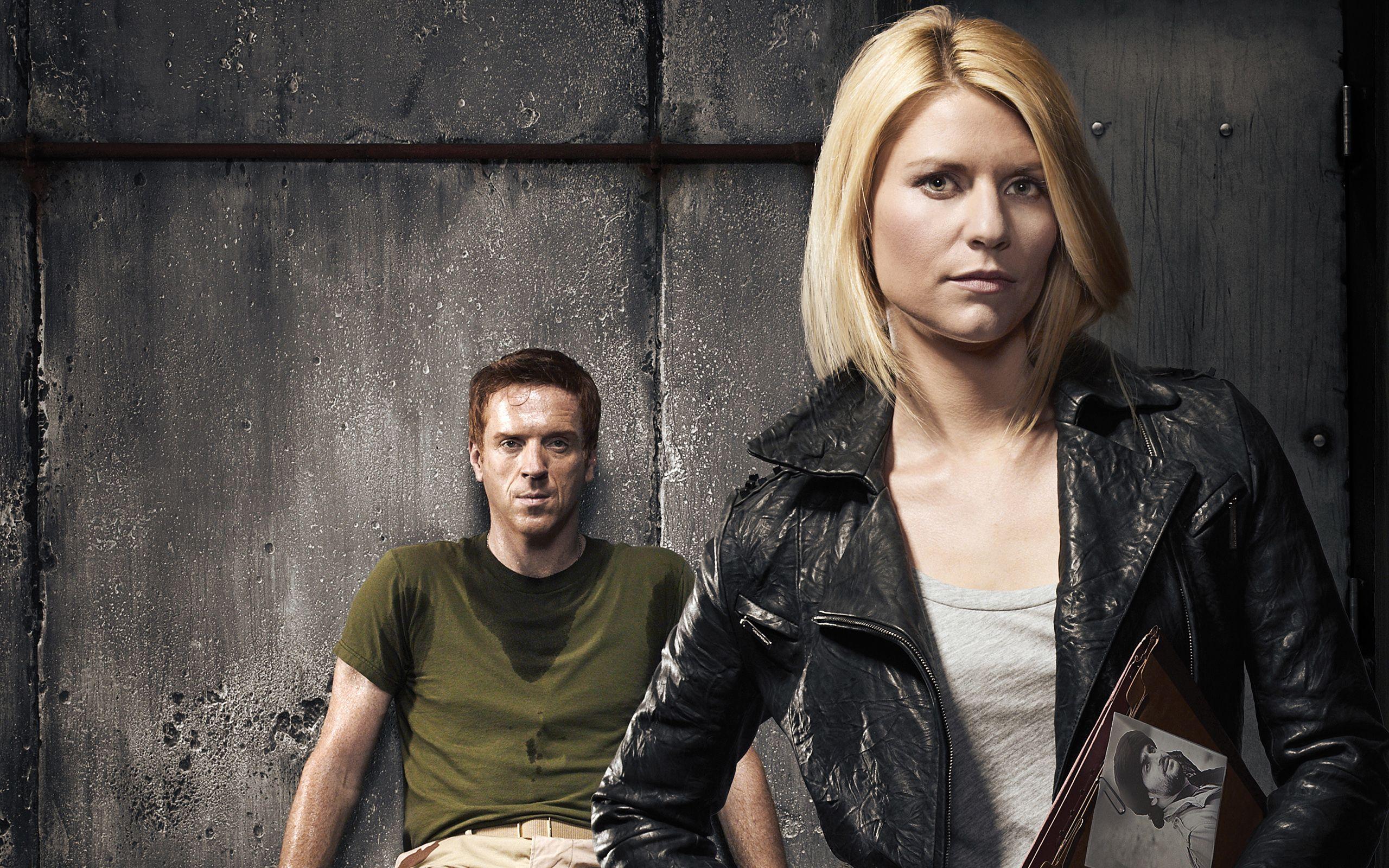 Damian Lewis Claire Danes Homeland Wallpaper