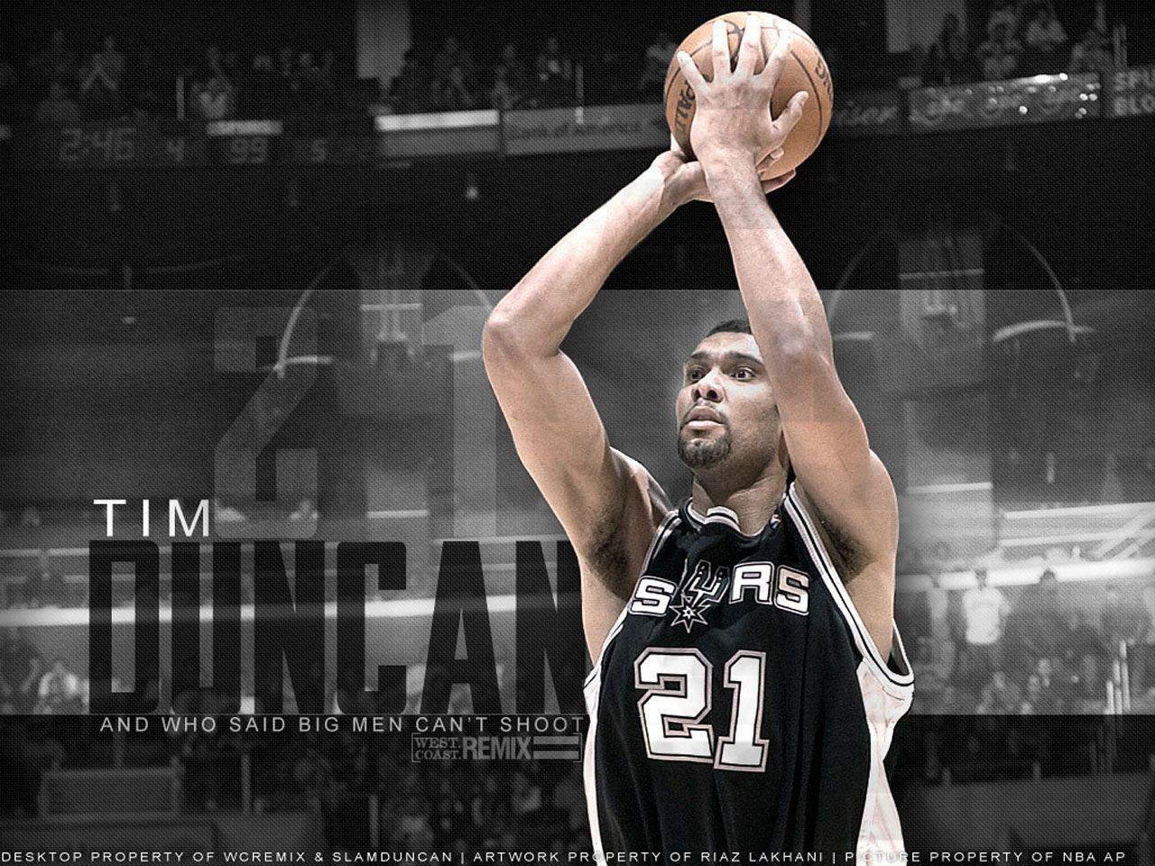 Tim Duncan Shooting Wallpaper. Basketball Wallpaper at