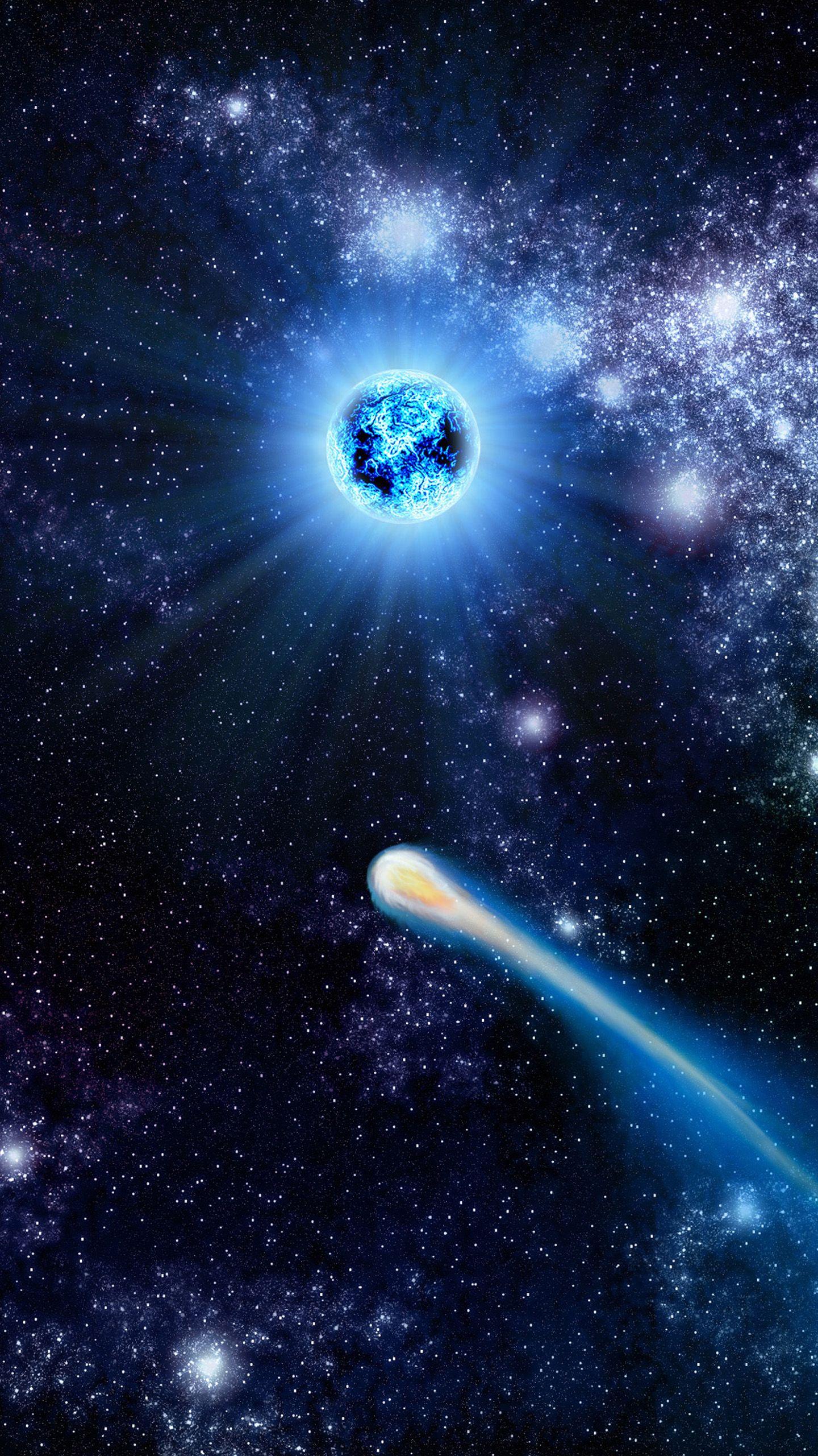 Comet across space Nexus 6 Wallpaper, Nexus 6 wallpaper