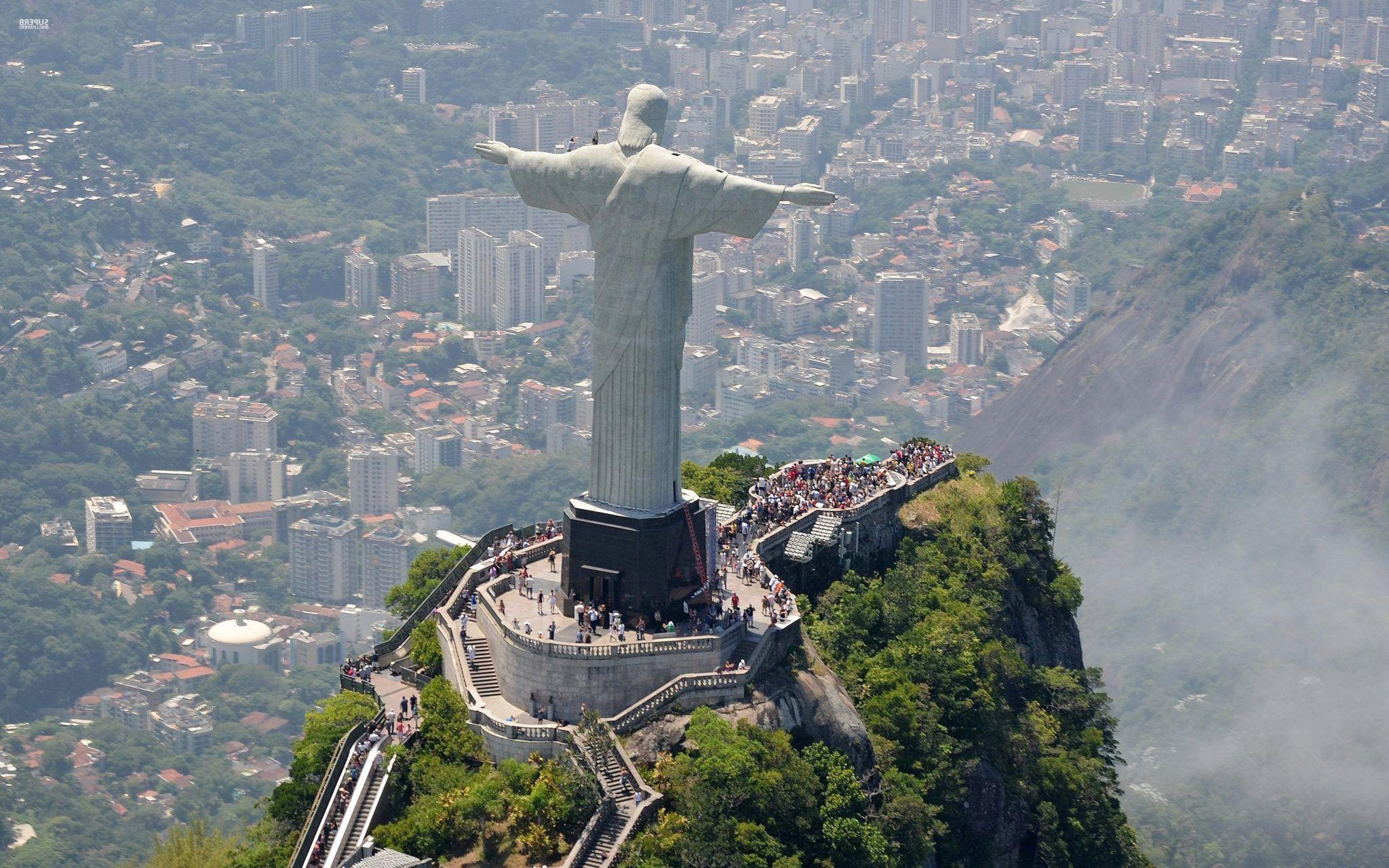 Christ The Redeemer Rio De Janeiro Brazil Wallpaper