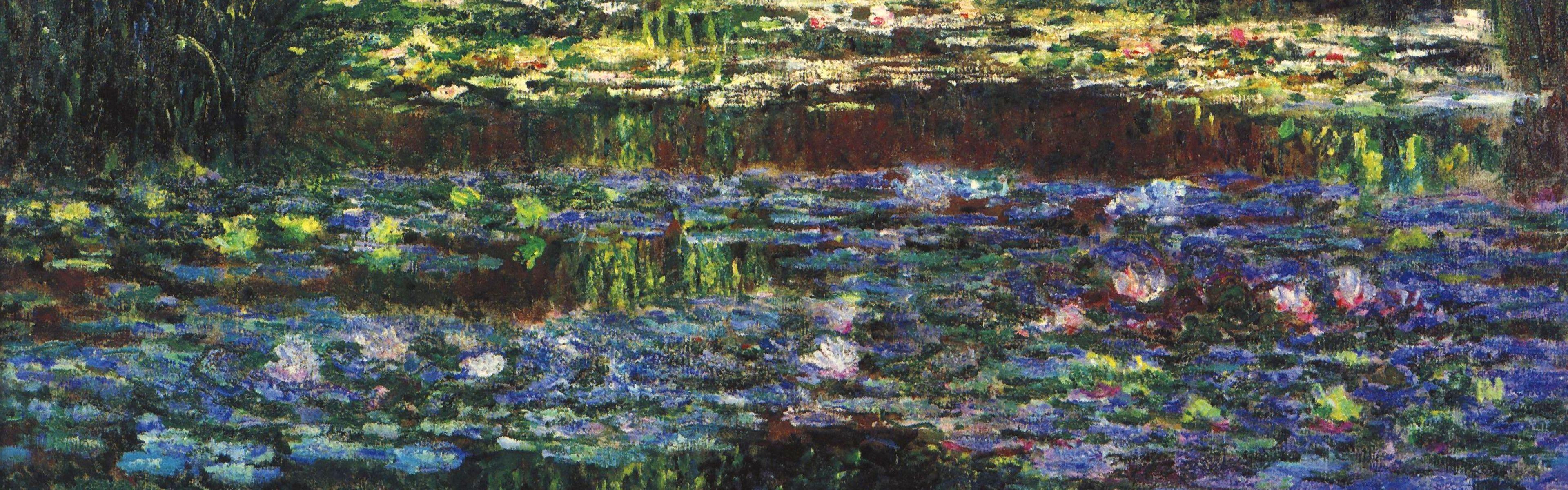 Download Wallpaper, Download 3840x1200 paintings claude monet