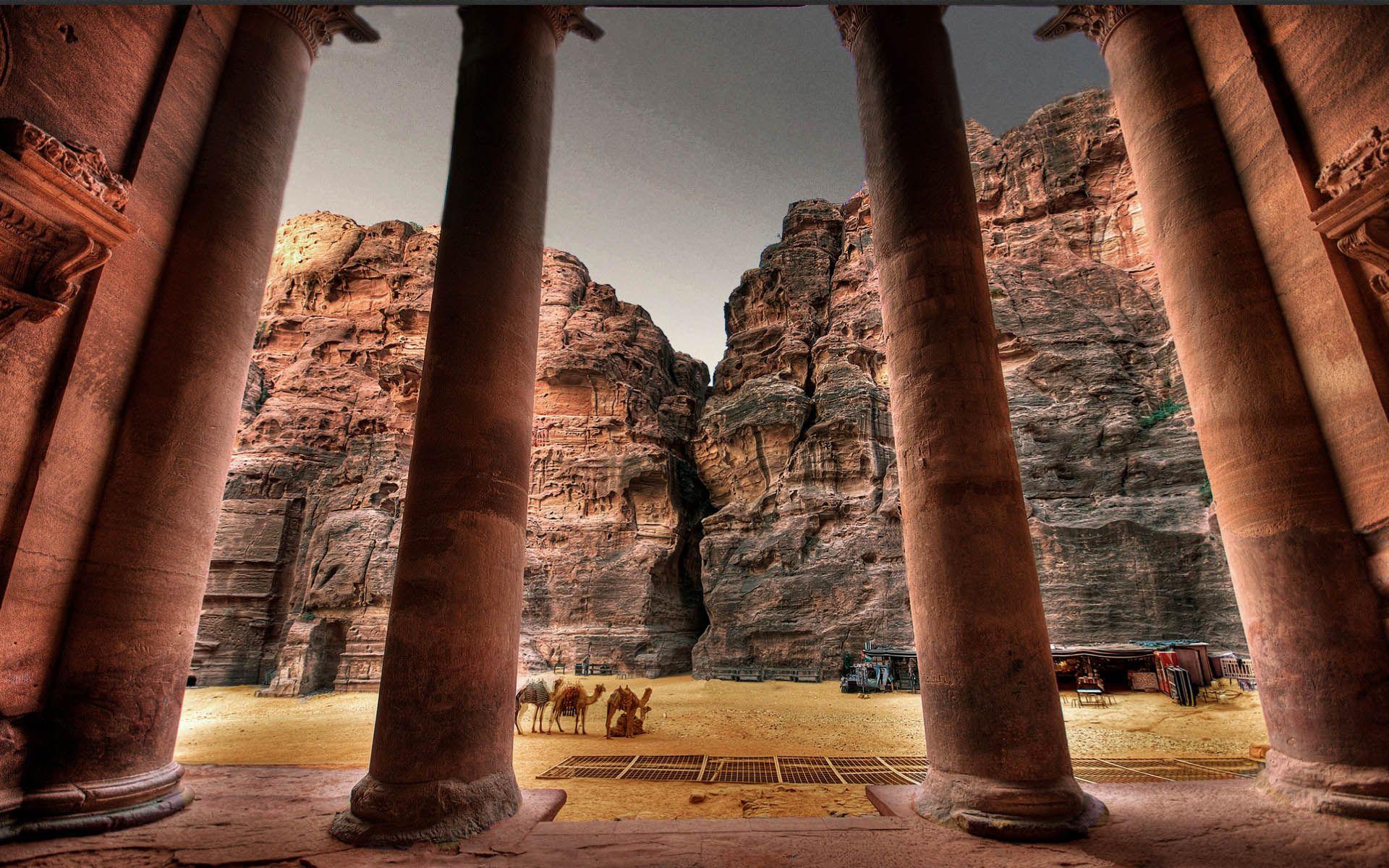 Petra (Jordan) High Quality Wallpaper Desktop Background HD