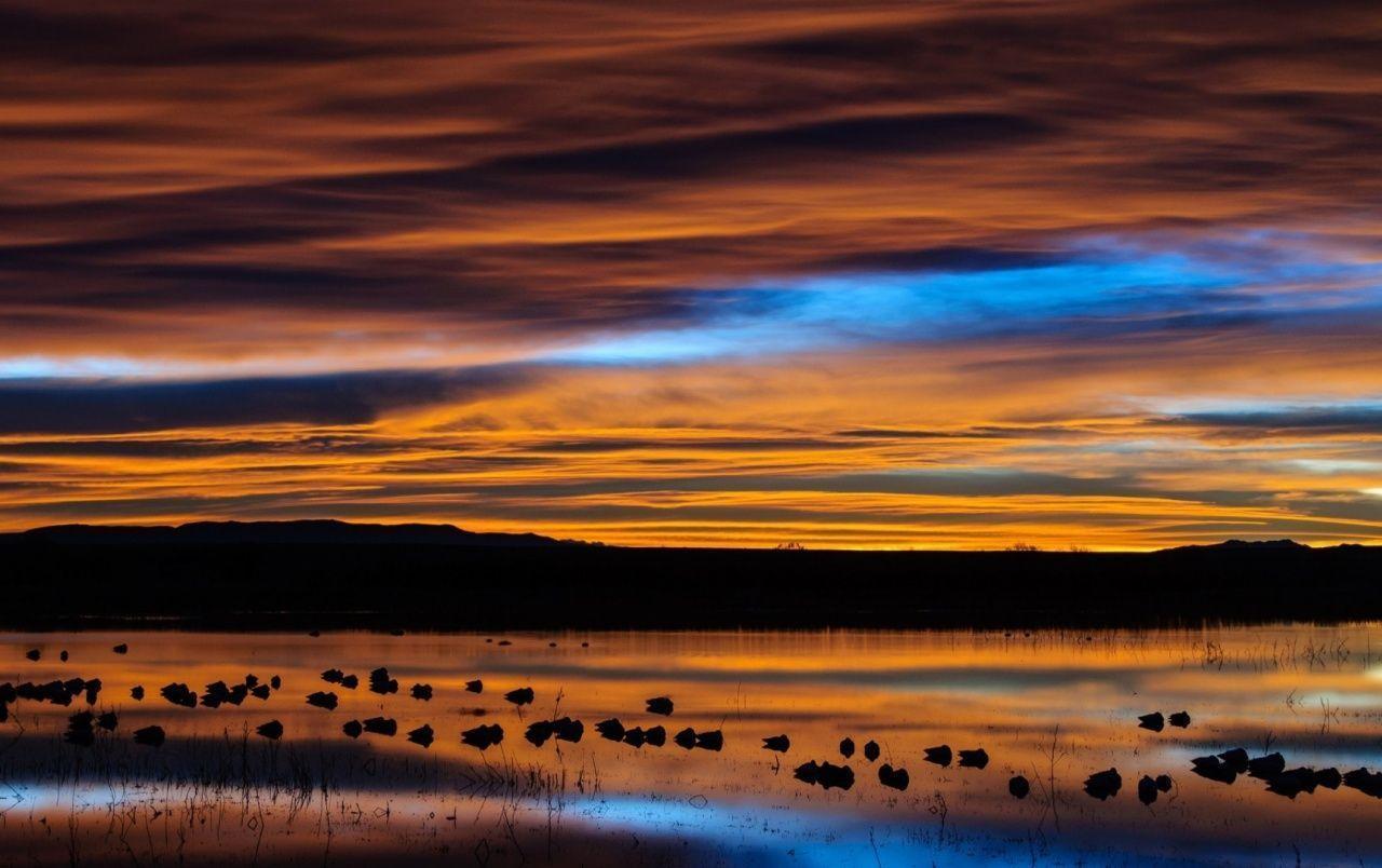 New Mexico Sunset Reflection wallpaper. New Mexico Sunset