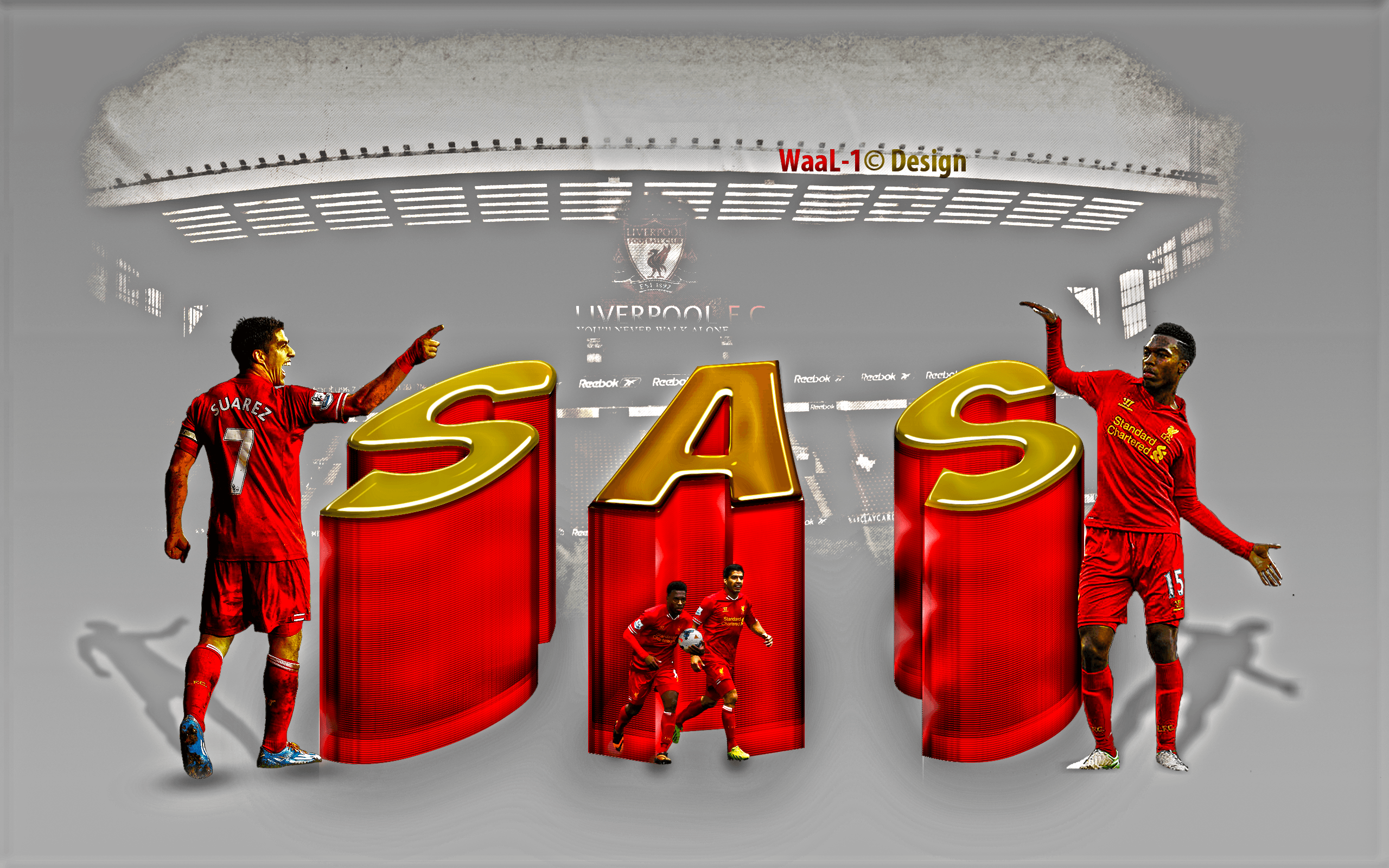 SAS (Suarez And Sturridge) Wallpaper 2014