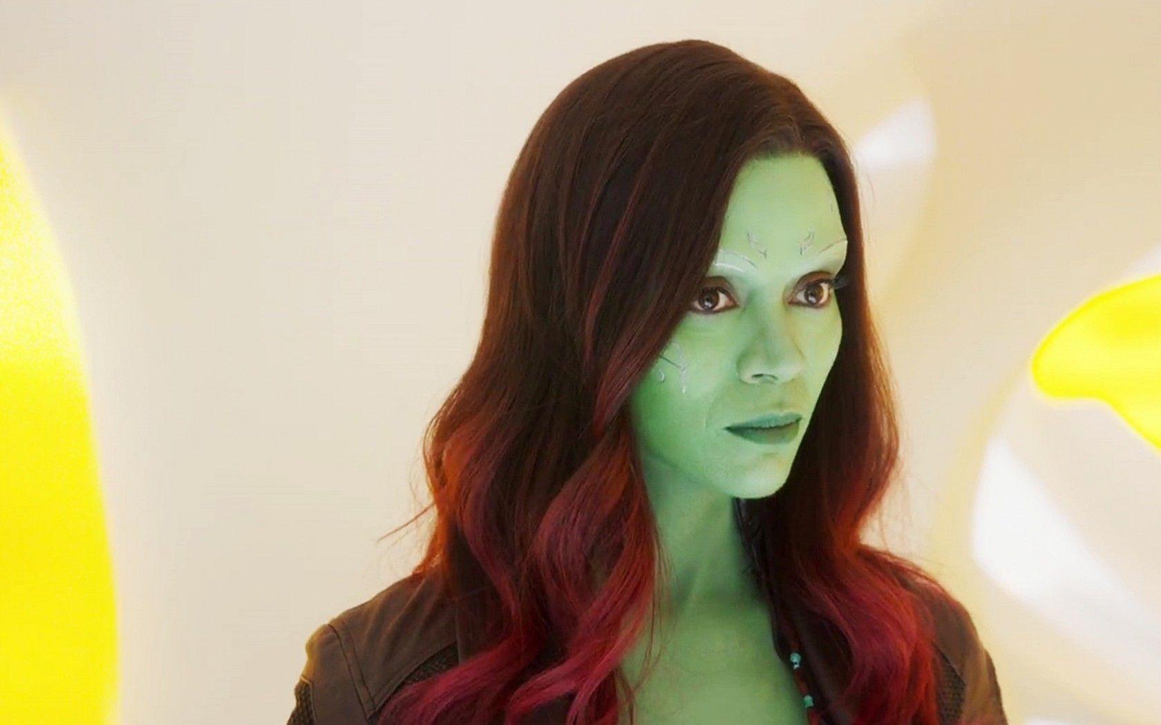 Guardians Of The Galaxy Vol. 2 Zoe Saldana Gamora Wallpaper 11636