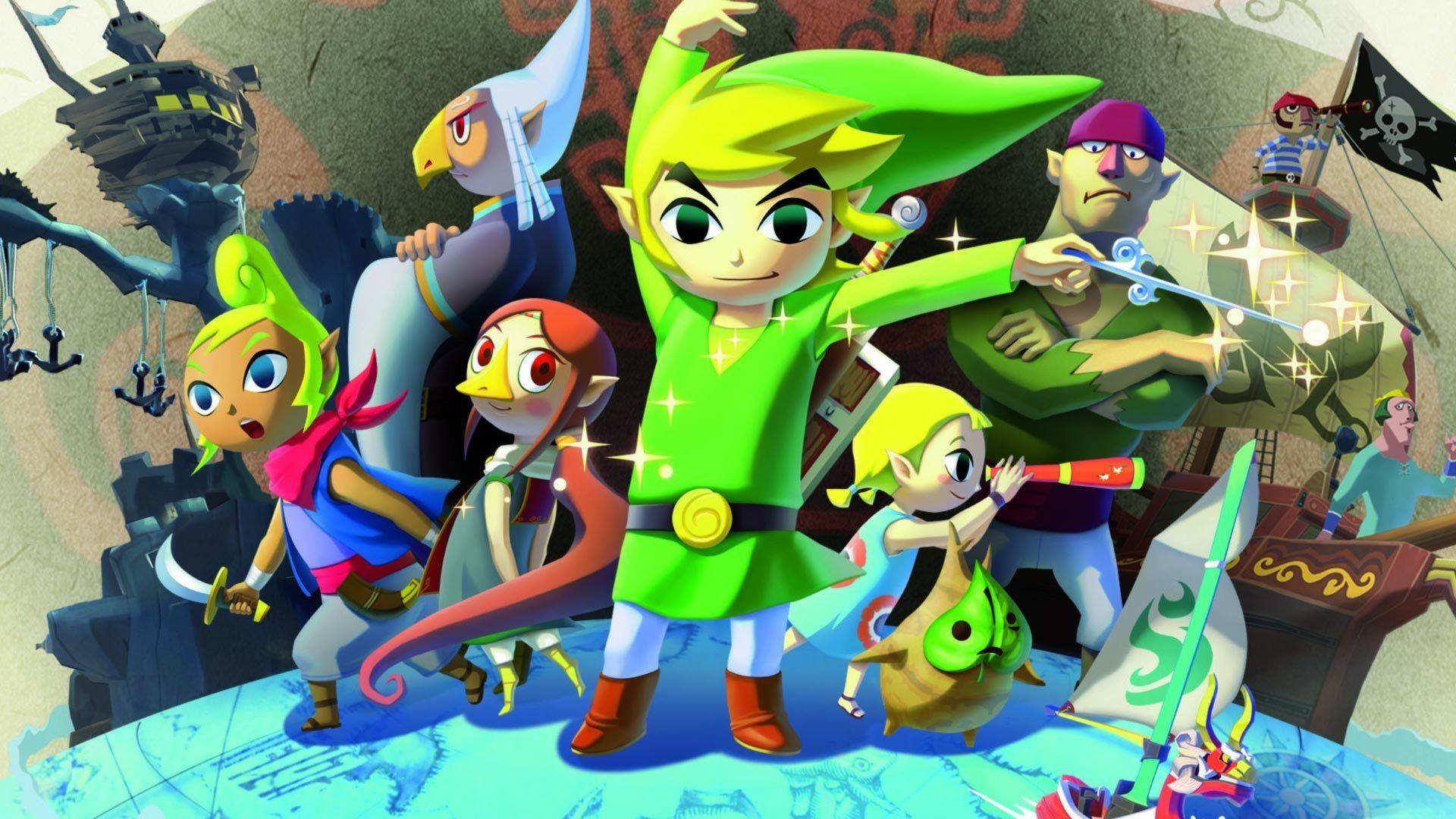 LEGEND ZELDA WINDWAKER action adventure family nintendo wallpaper