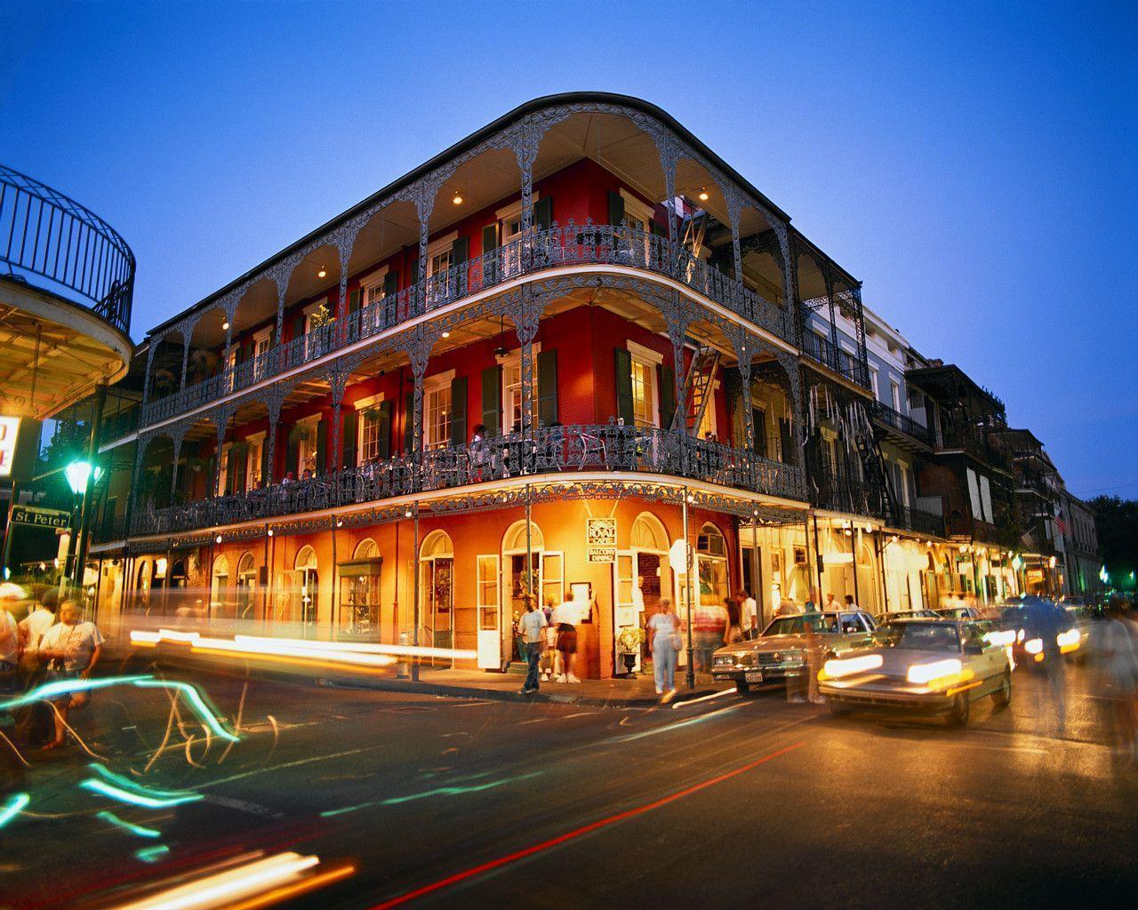 New Orleans City At Night