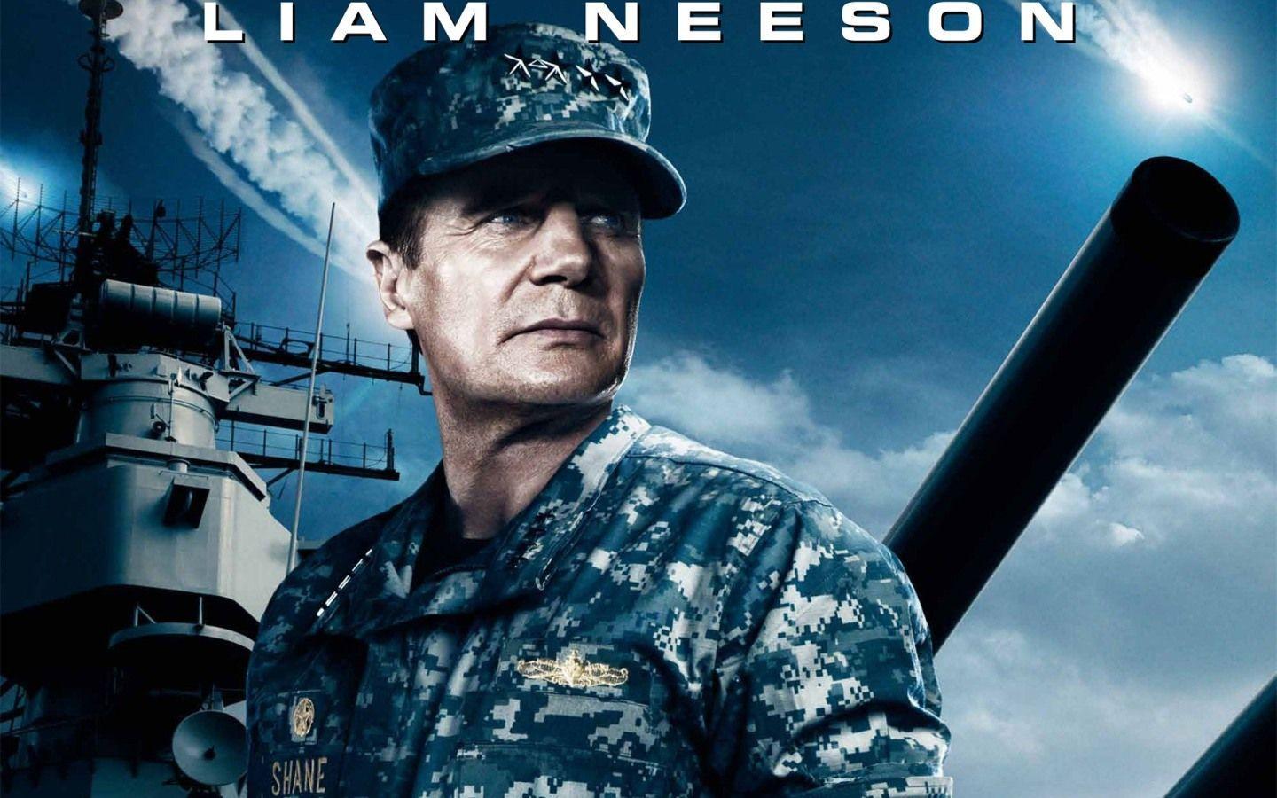 Liam Neeson in Battleship (2012) widescreen wallpaper. Wide