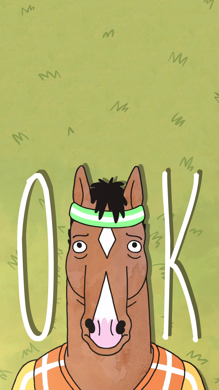 I found a post with some Bojack phone wallpaper and I forgot to