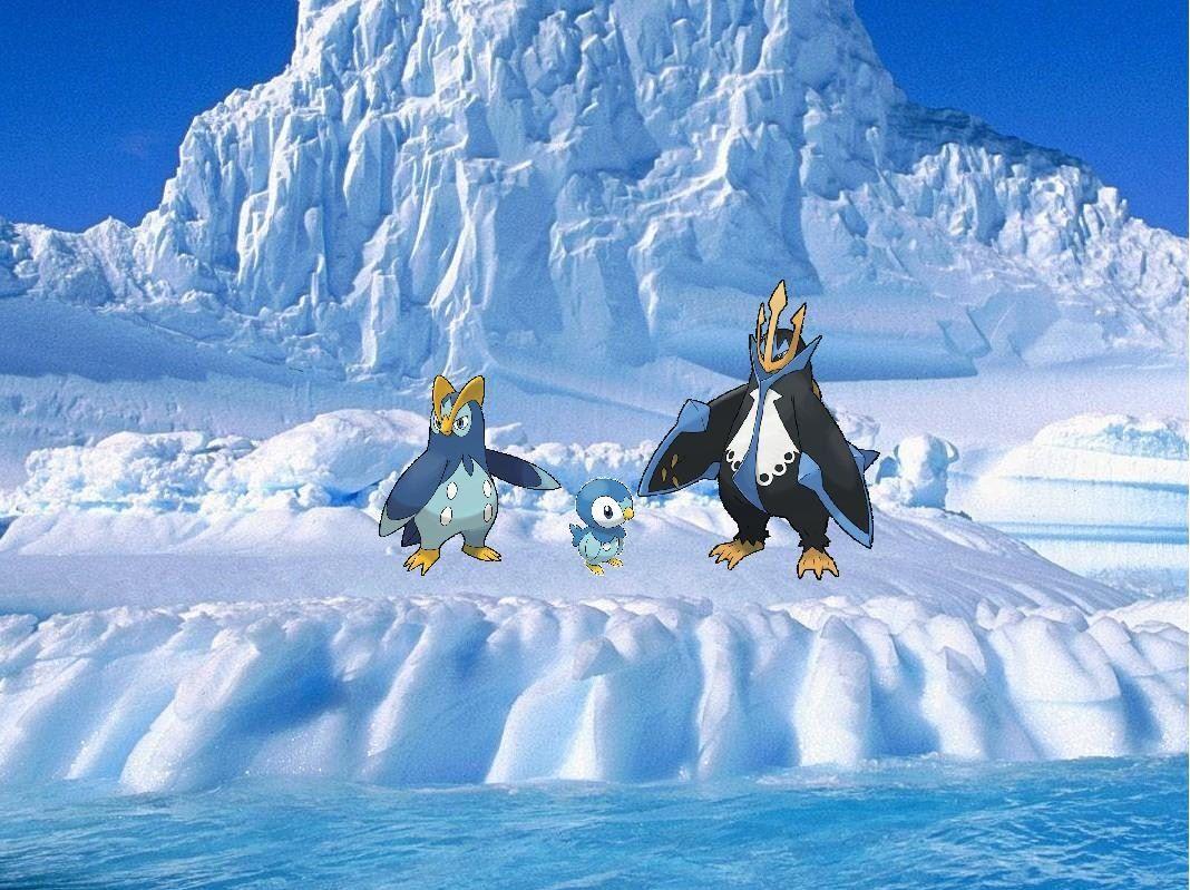 Piplup image Piplup, Prinplup and Empoleon in Antarctica HD