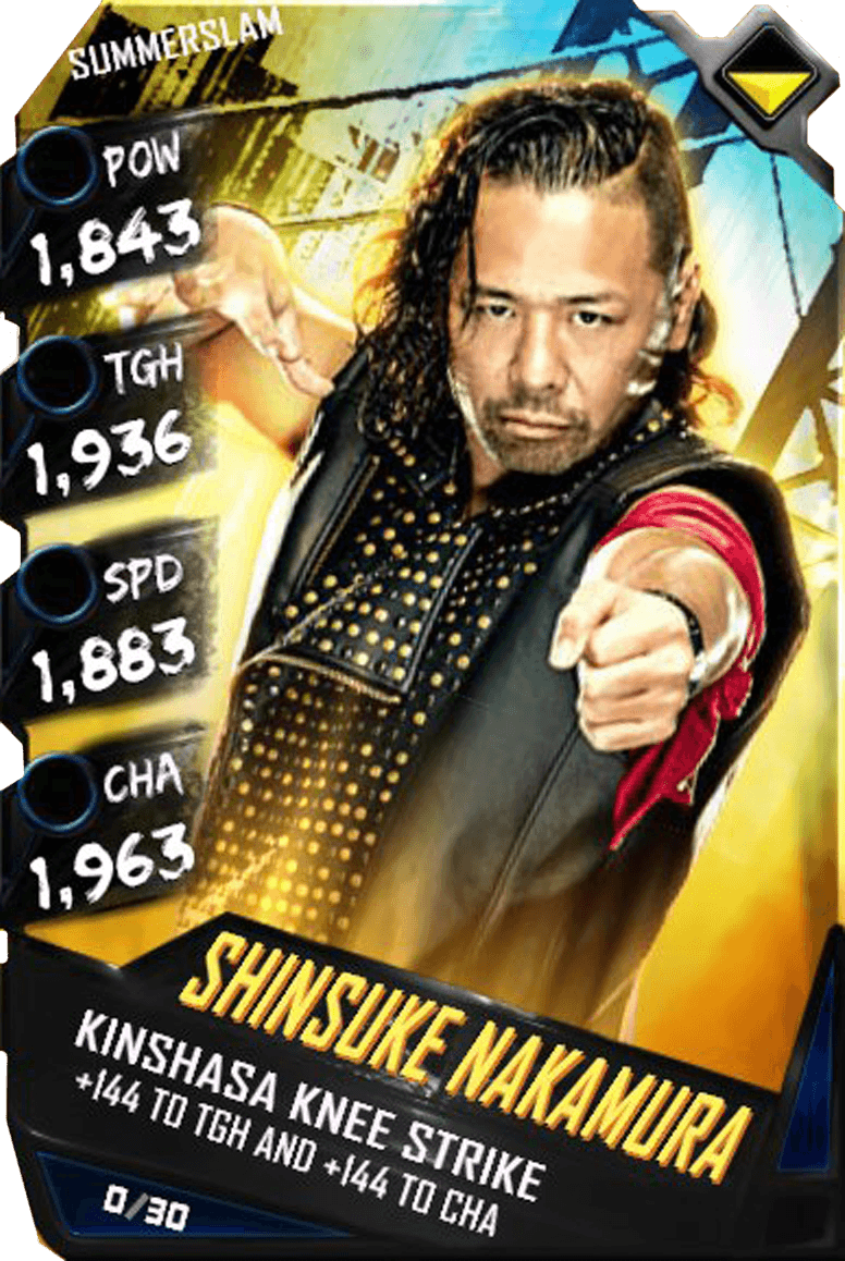 Shinsuke Nakamura SuperCard (Season 2 Debut) SuperCard
