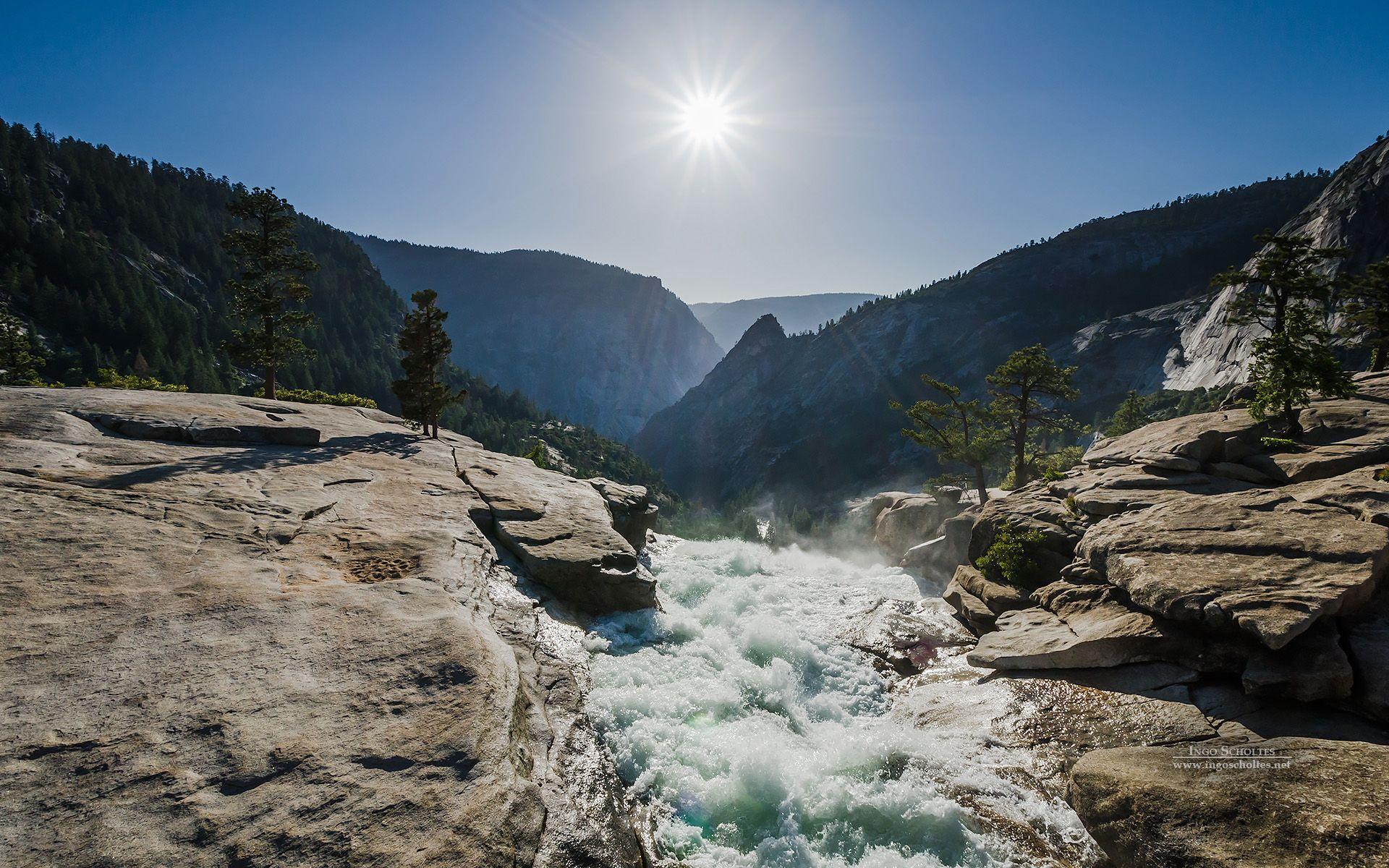 Nevada Fall Yosemite National Park Wallpaper