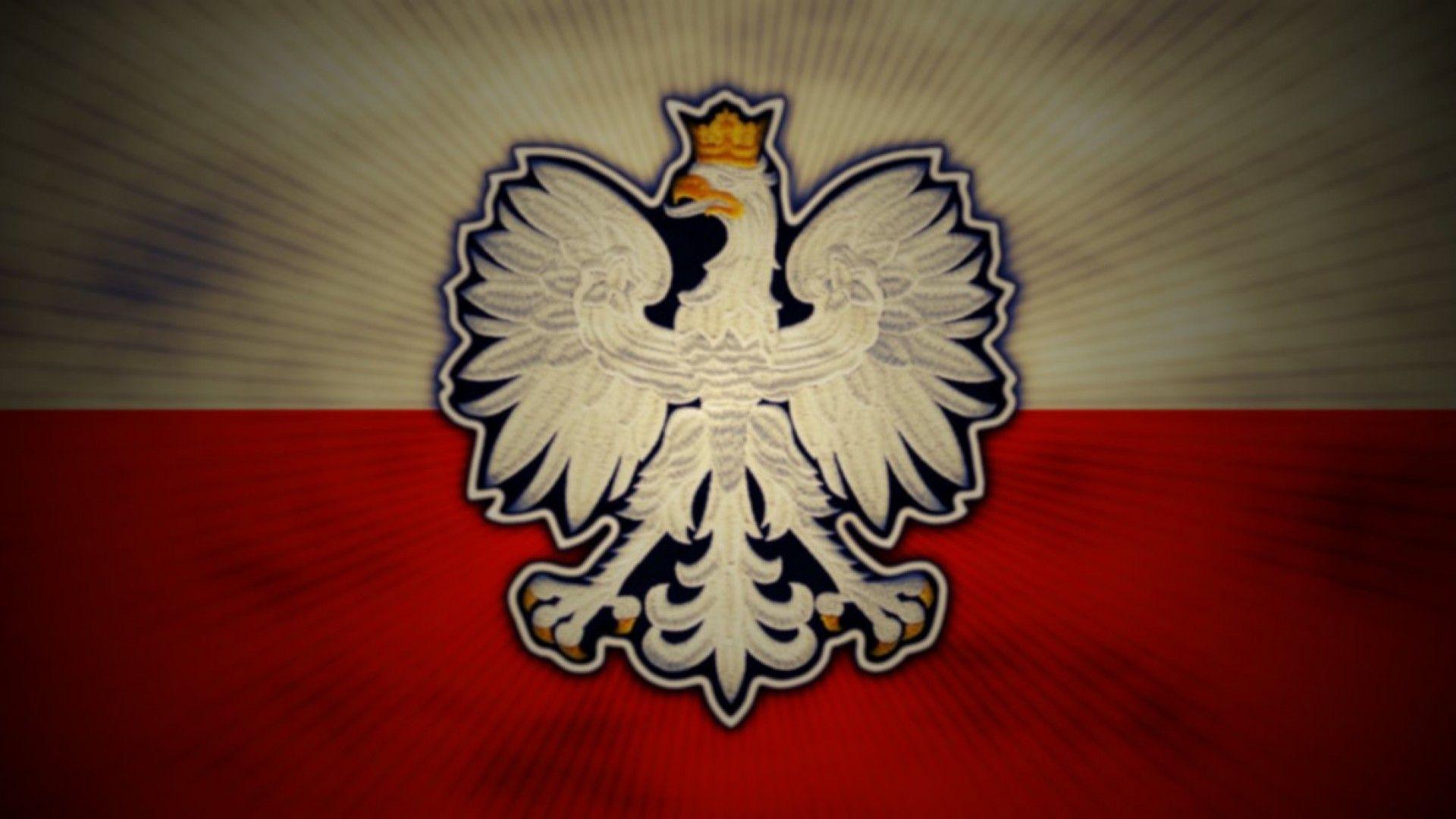 Simply: Poland flags desktop bakcgrounds