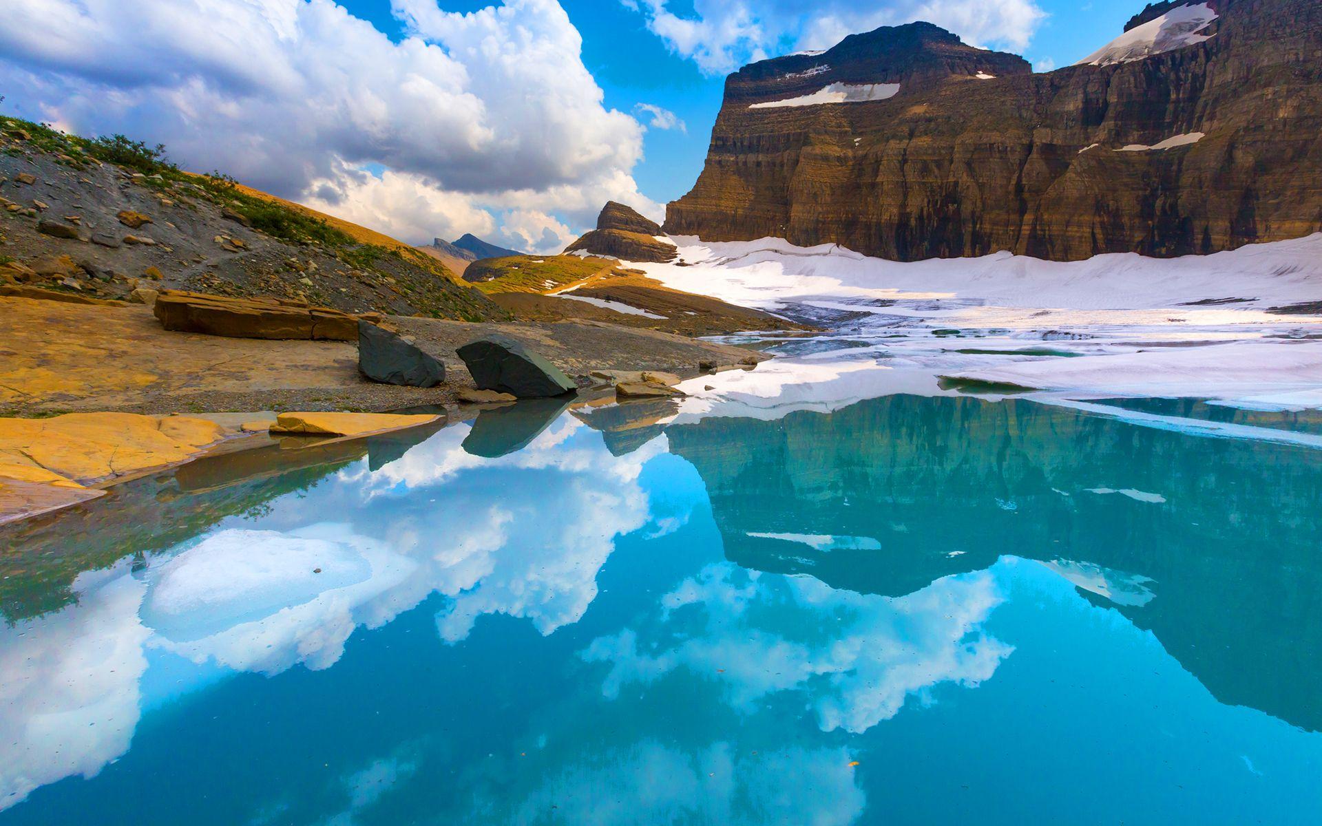 Grinnell glacier national park wallpaperx1200