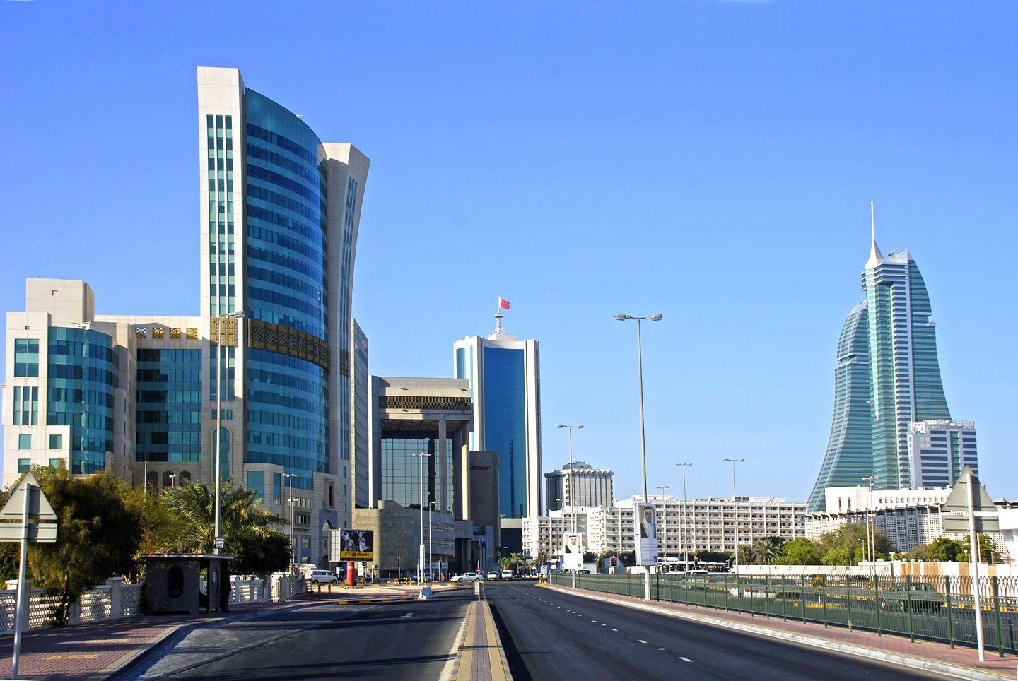 Wallpaper Landscape World Trade Center Bahrain City 1920×1080