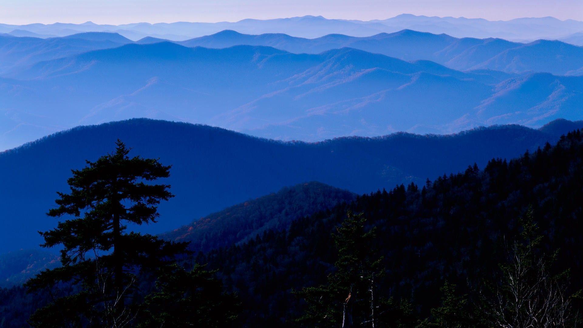 Mountain: Park National Blue Mountains Great Smokey Mist Tennessee