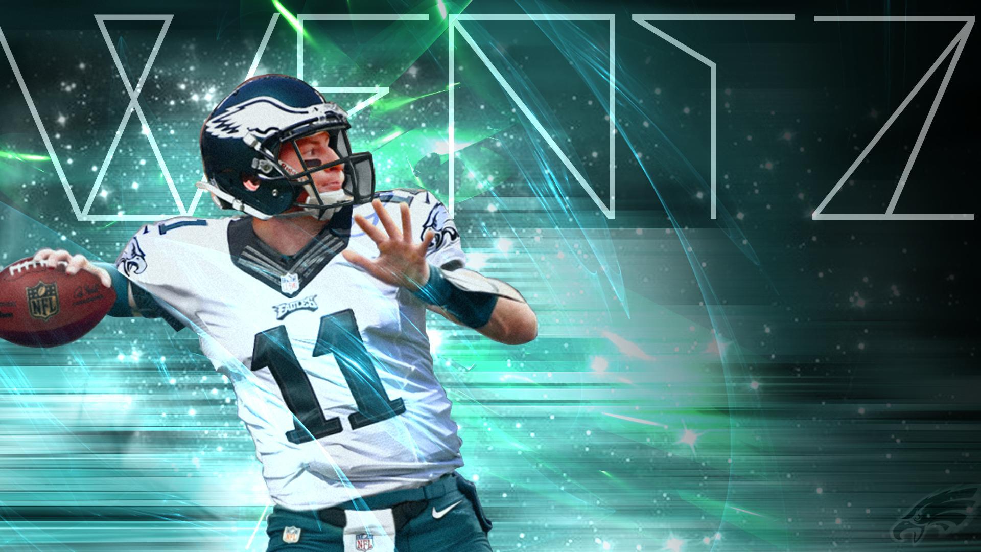 Carson Wentz Desktop Wallpaper (1920x1080) + Mobile Version