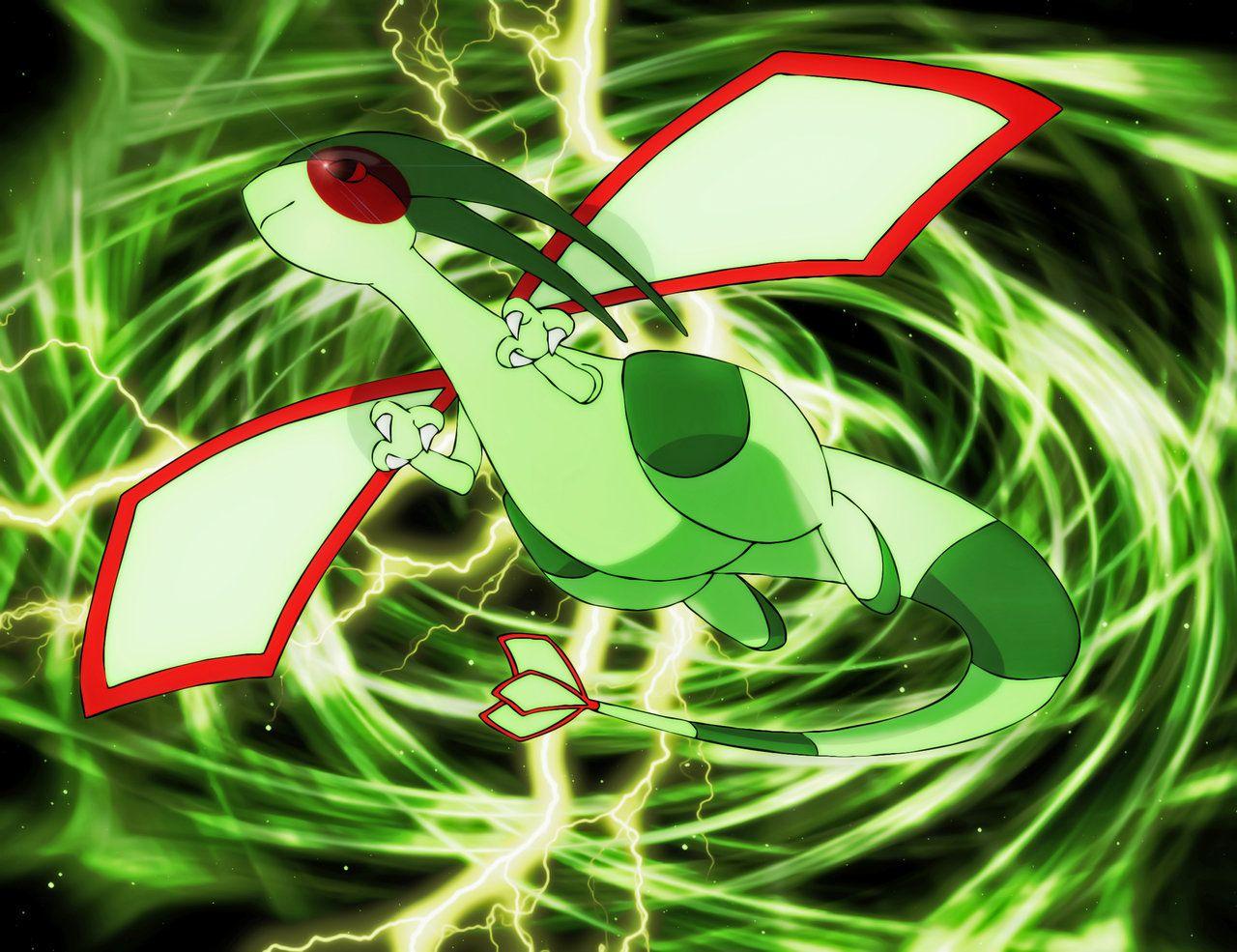 Dragon Type Pokemons Image Flygon WP HD Wallpaper And Background