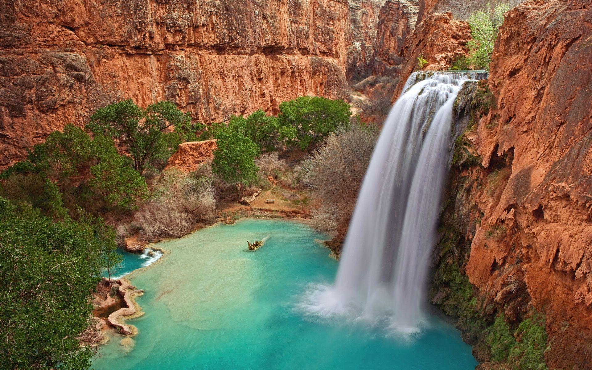 Havasu Falls Grand Canyon National Park Travel Wallpaper