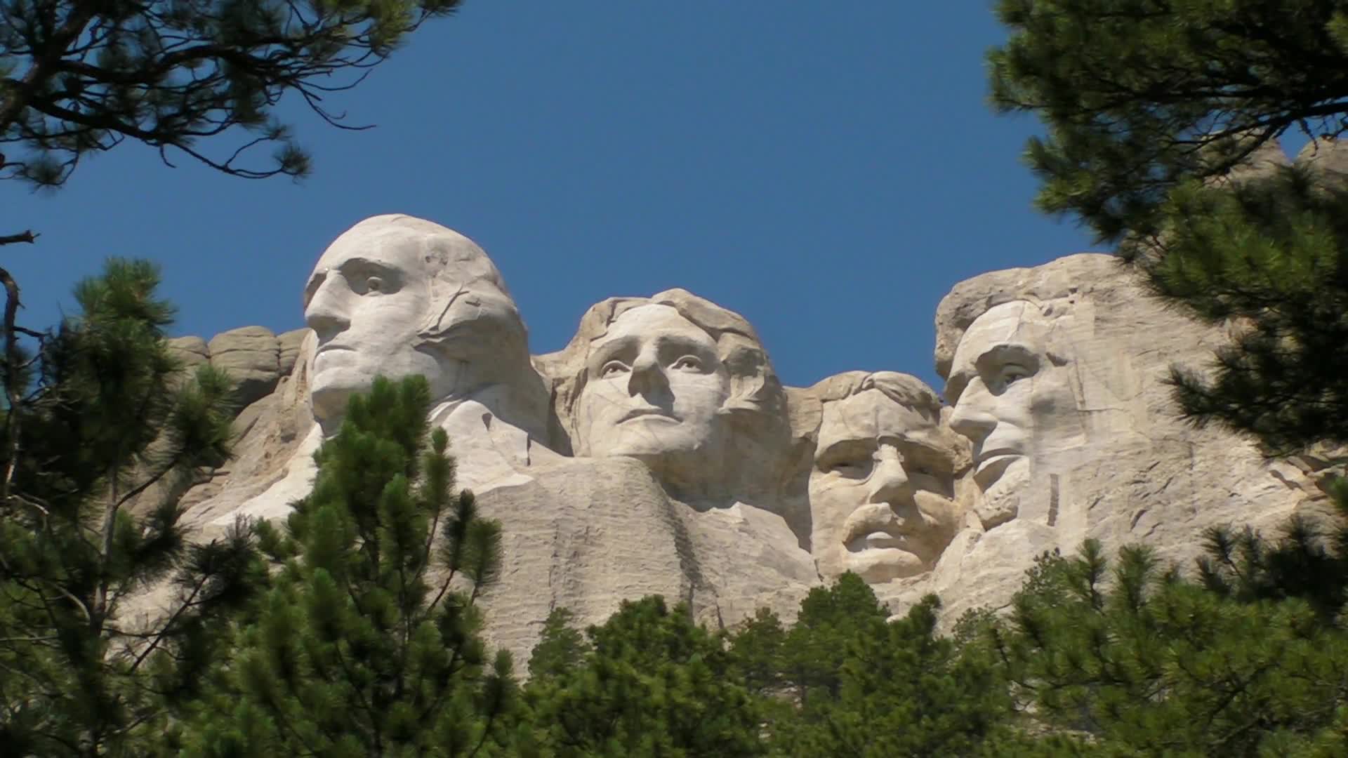 Mt. Rushmore from Below Hi Res Video