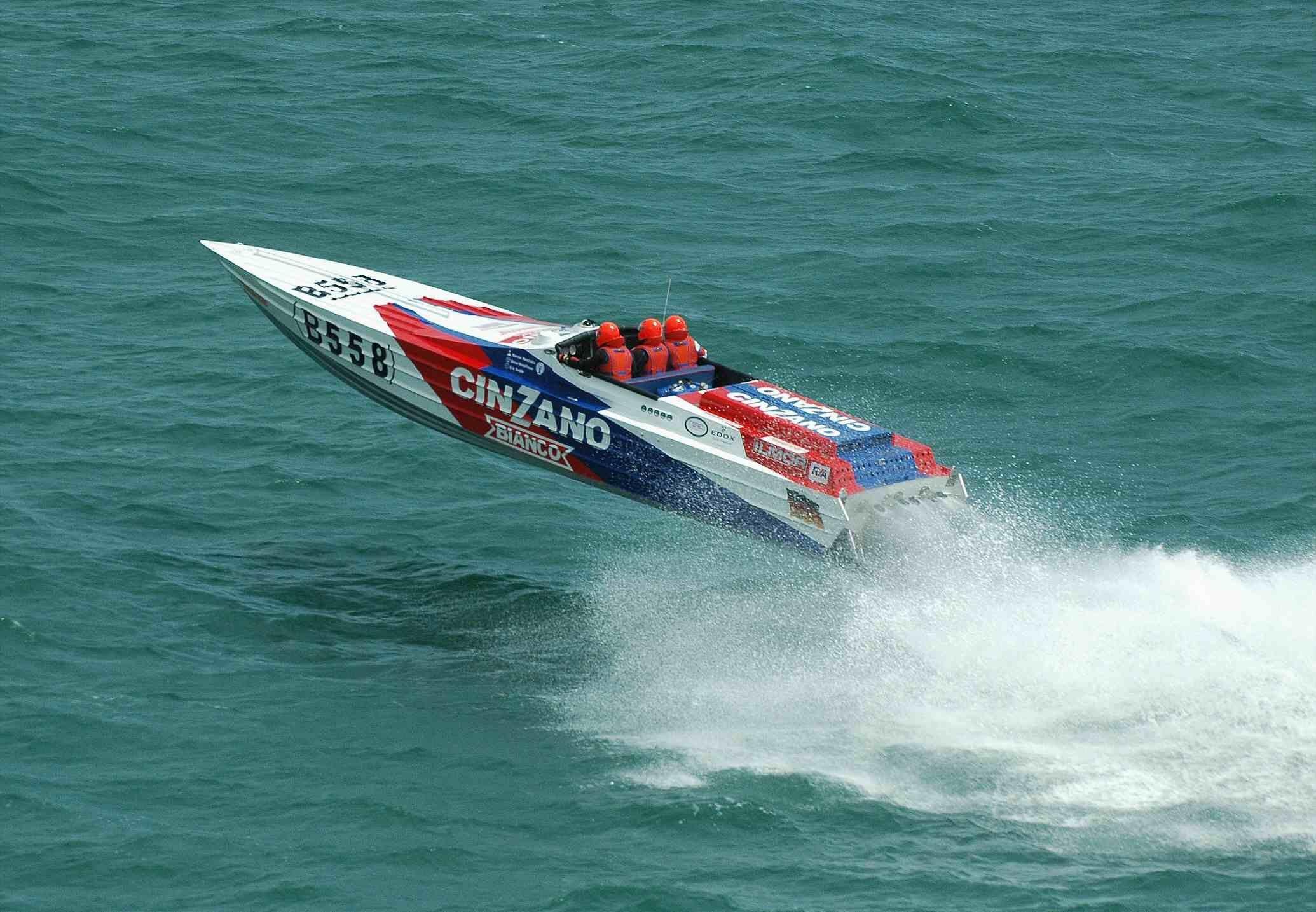 Race Racing Superboat Custom Cigarette Offshore Wallpaper. boa