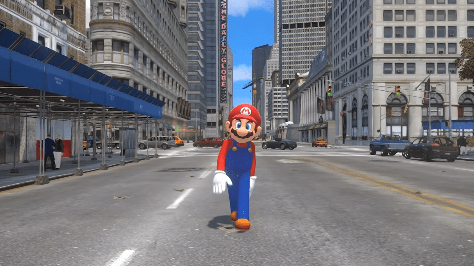The Super Mario Odyssey trailer remade in GTA 4 is better than