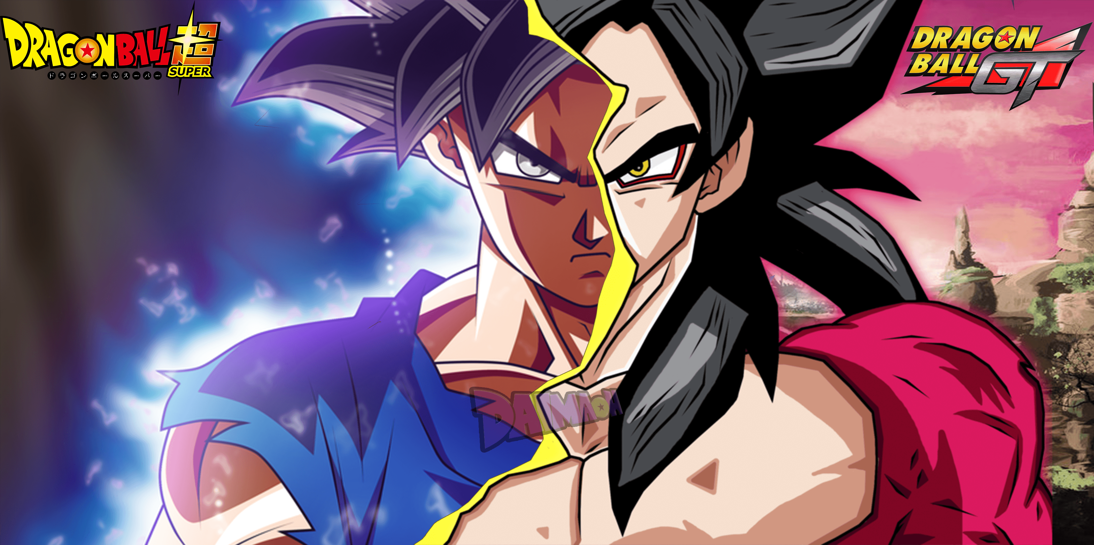 Goku Ultra Instinct X Super Saiyan 4