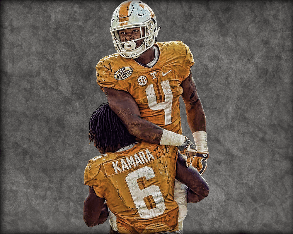 Alvin Kamara and John Kelly. Tennessee Volunteers Vols Football