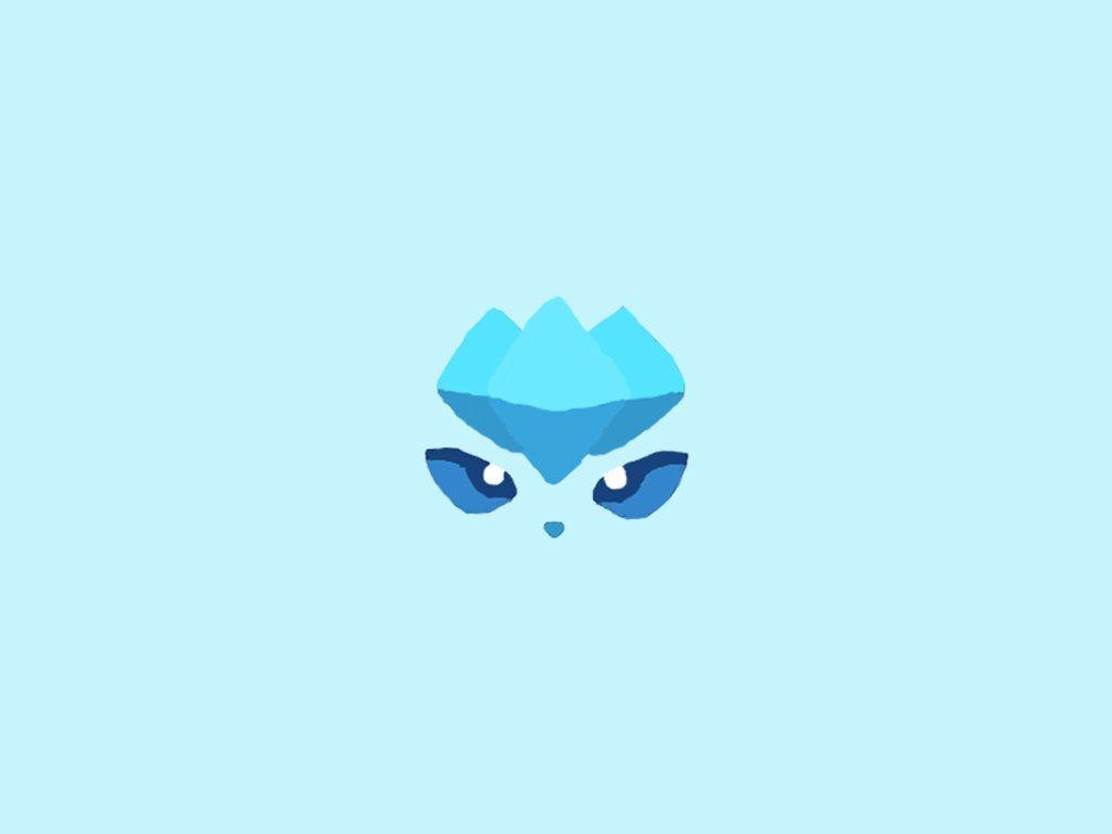 Glaceon Minimalist Wallpaper