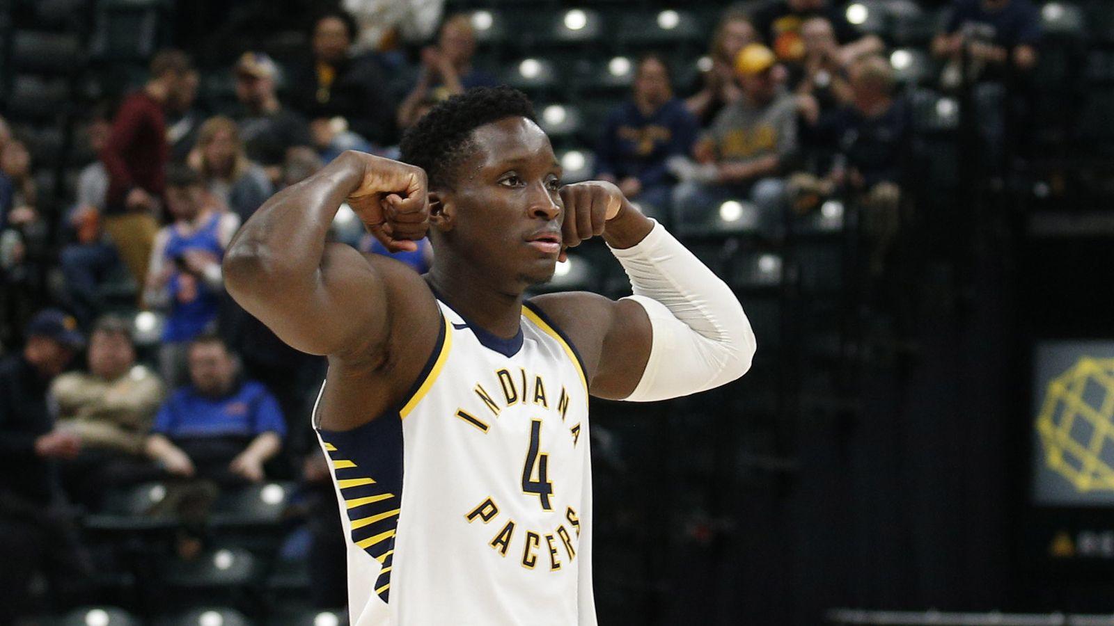 WATCH: Victor Oladipo Does 10 Push Ups To Begin Interview