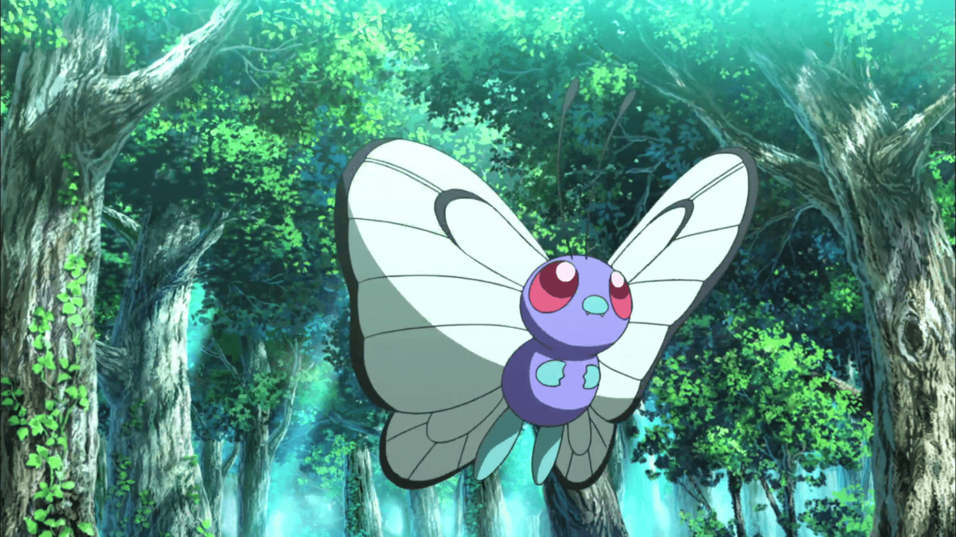 Ash Butterfree M20.png. Pokémon