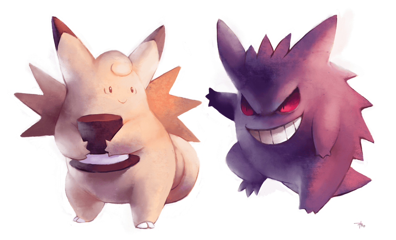 Clefable and Gengar