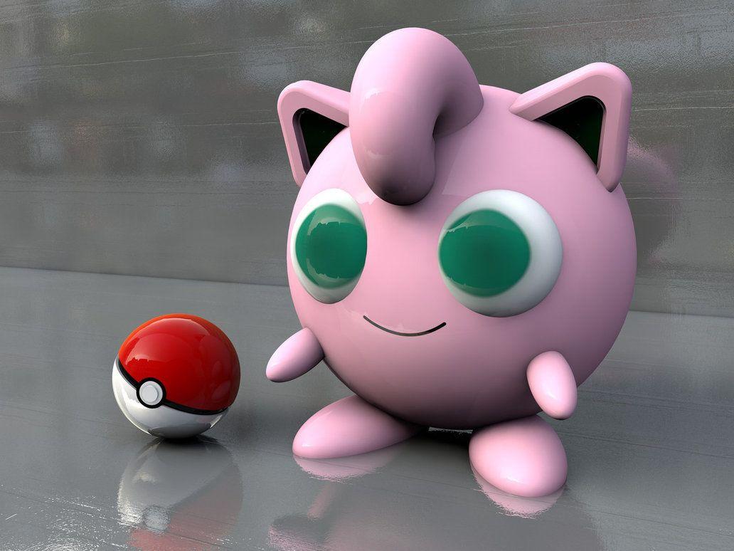 Jigglypuff 3D By Dye The Eye