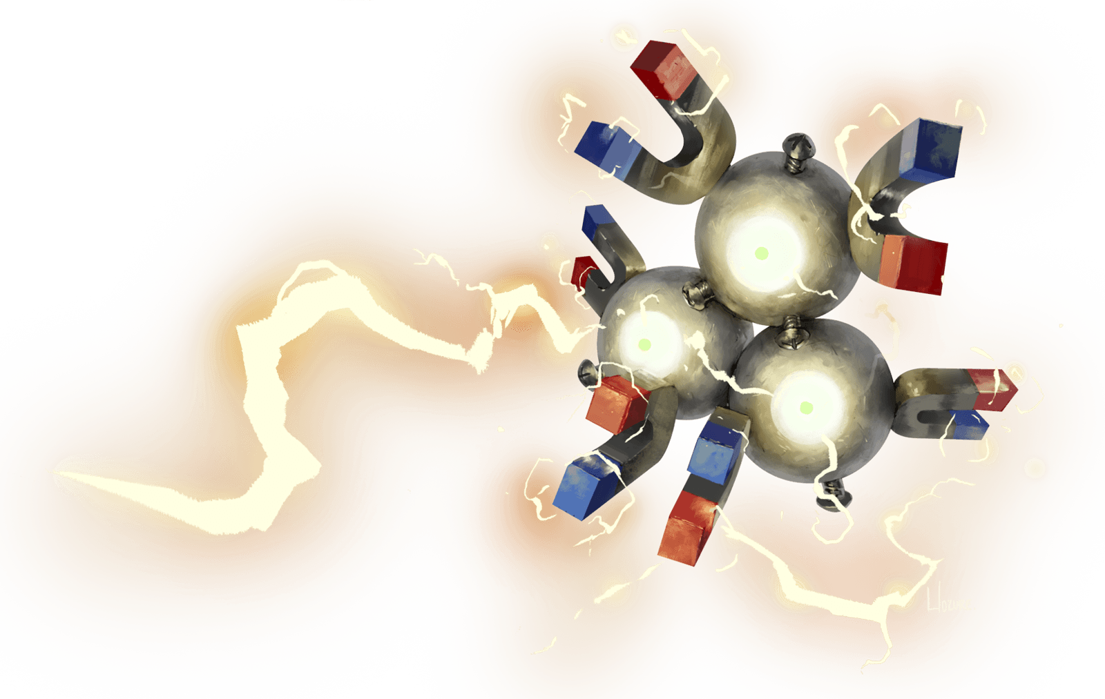 Magneton used Thundershock!