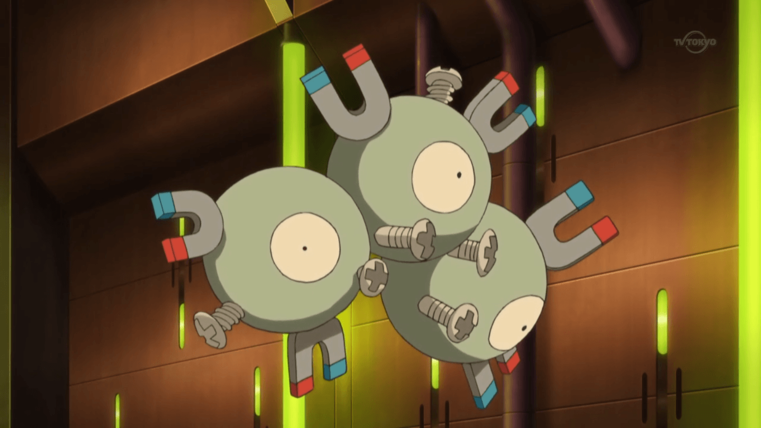 Clemont's Magneton. Pokémon