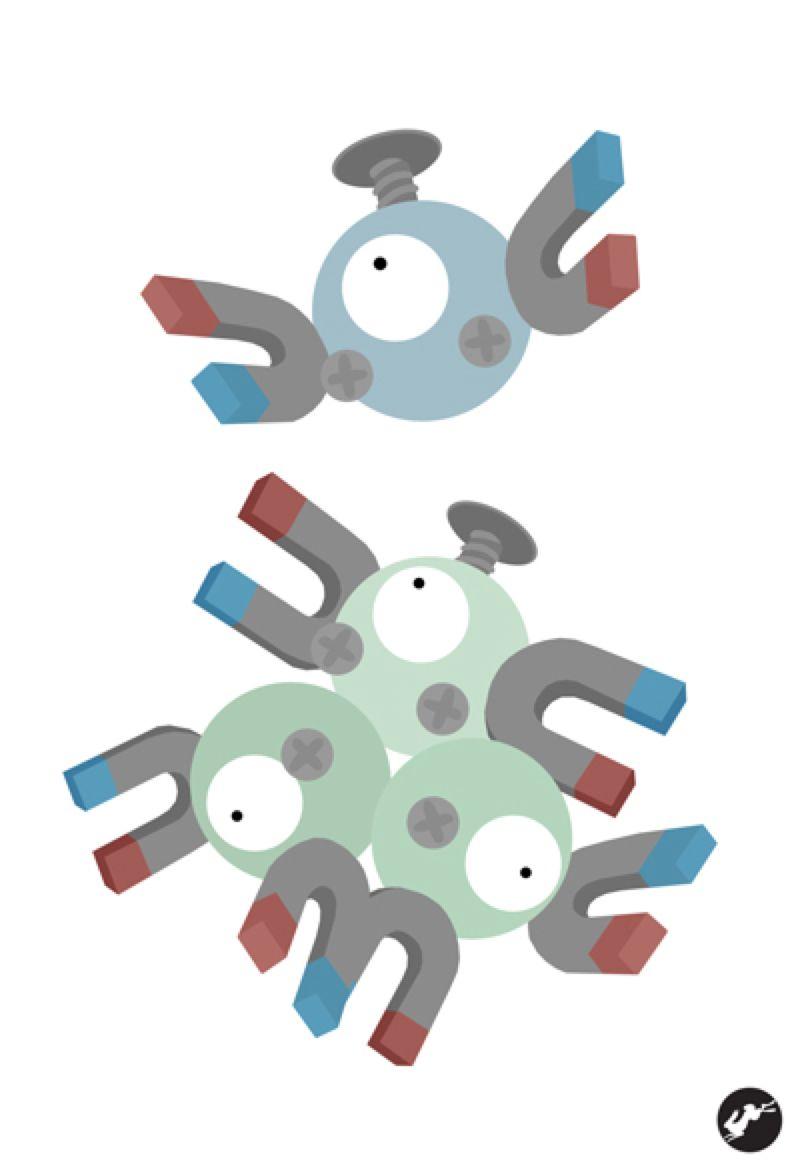 Magnemite. MONs Digi AND