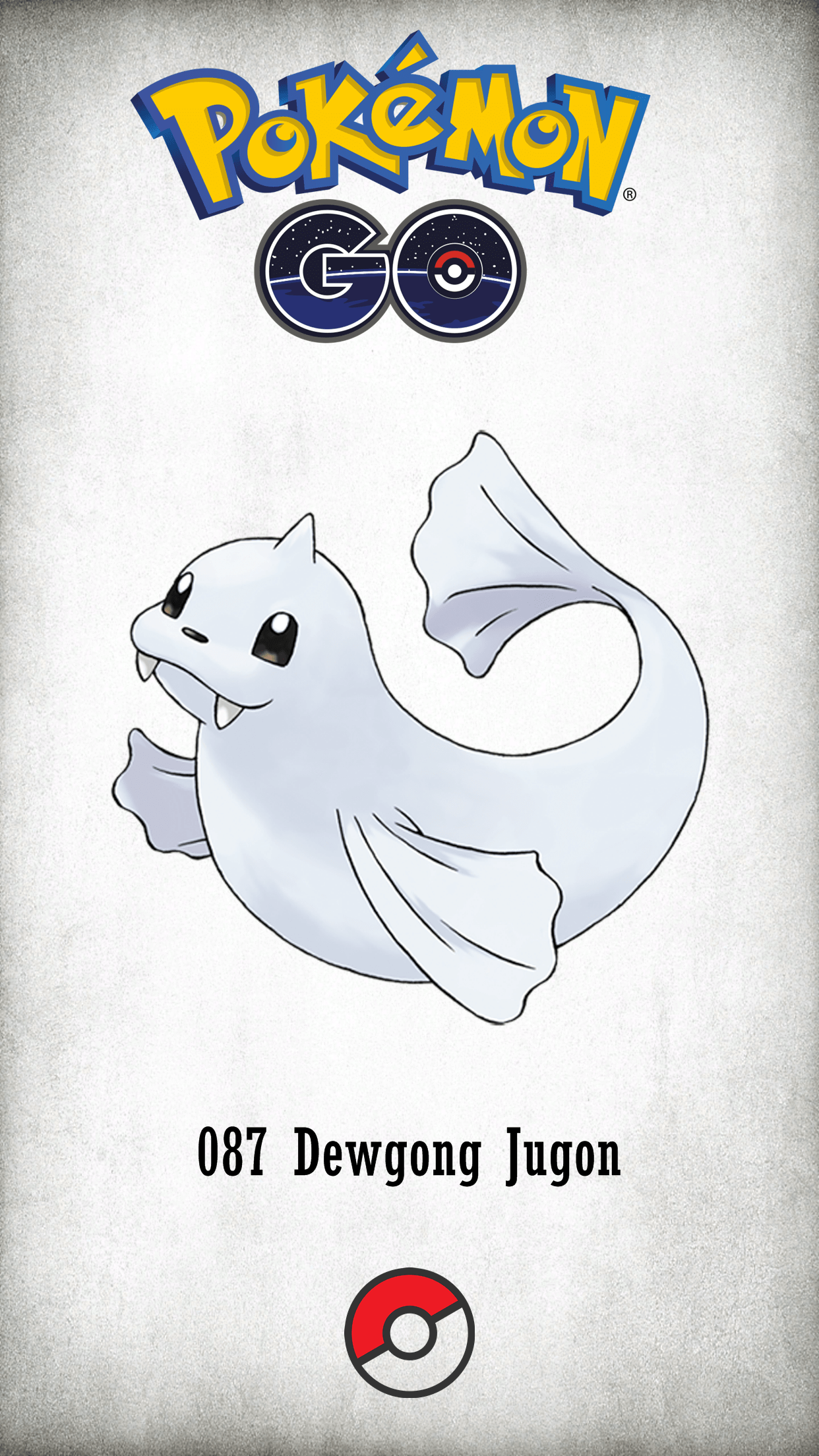 Character Dewgong Jugon