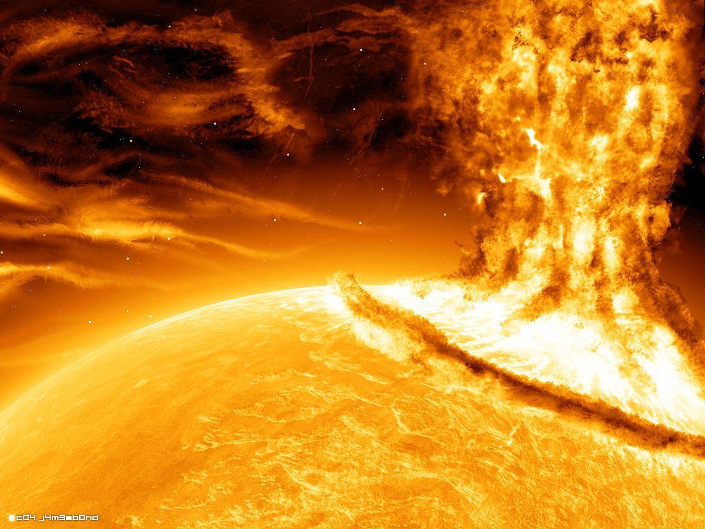 Solar Storm Wallpaper about space