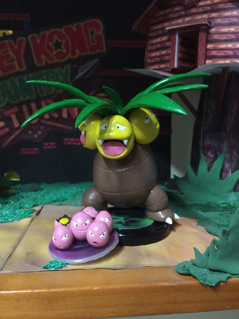 Clay Figure: Exeggutor Family