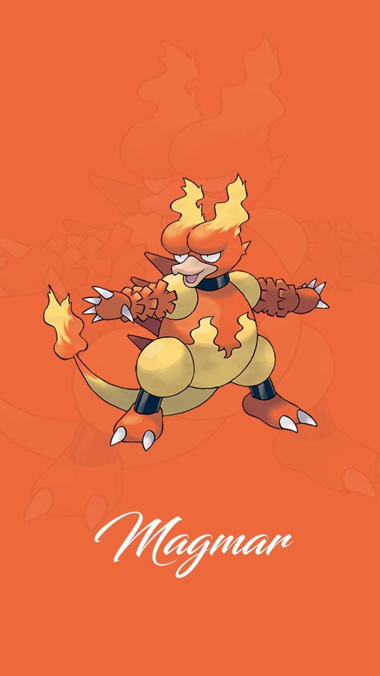Download Magmar wallpaper to your cell phone magmar poke