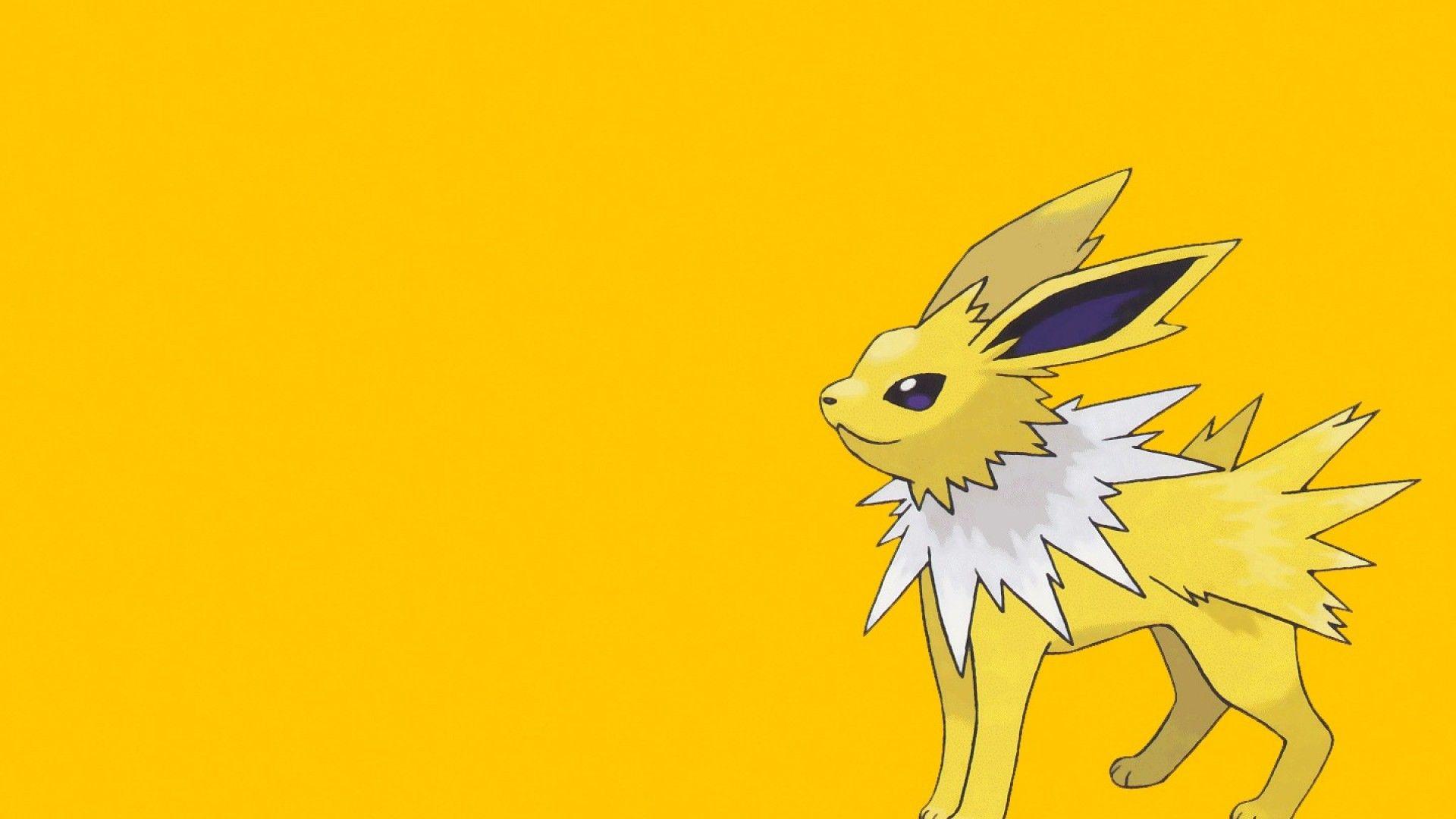 ScreenHeaven: Jolteon Pokemon simple background desktop and mobile