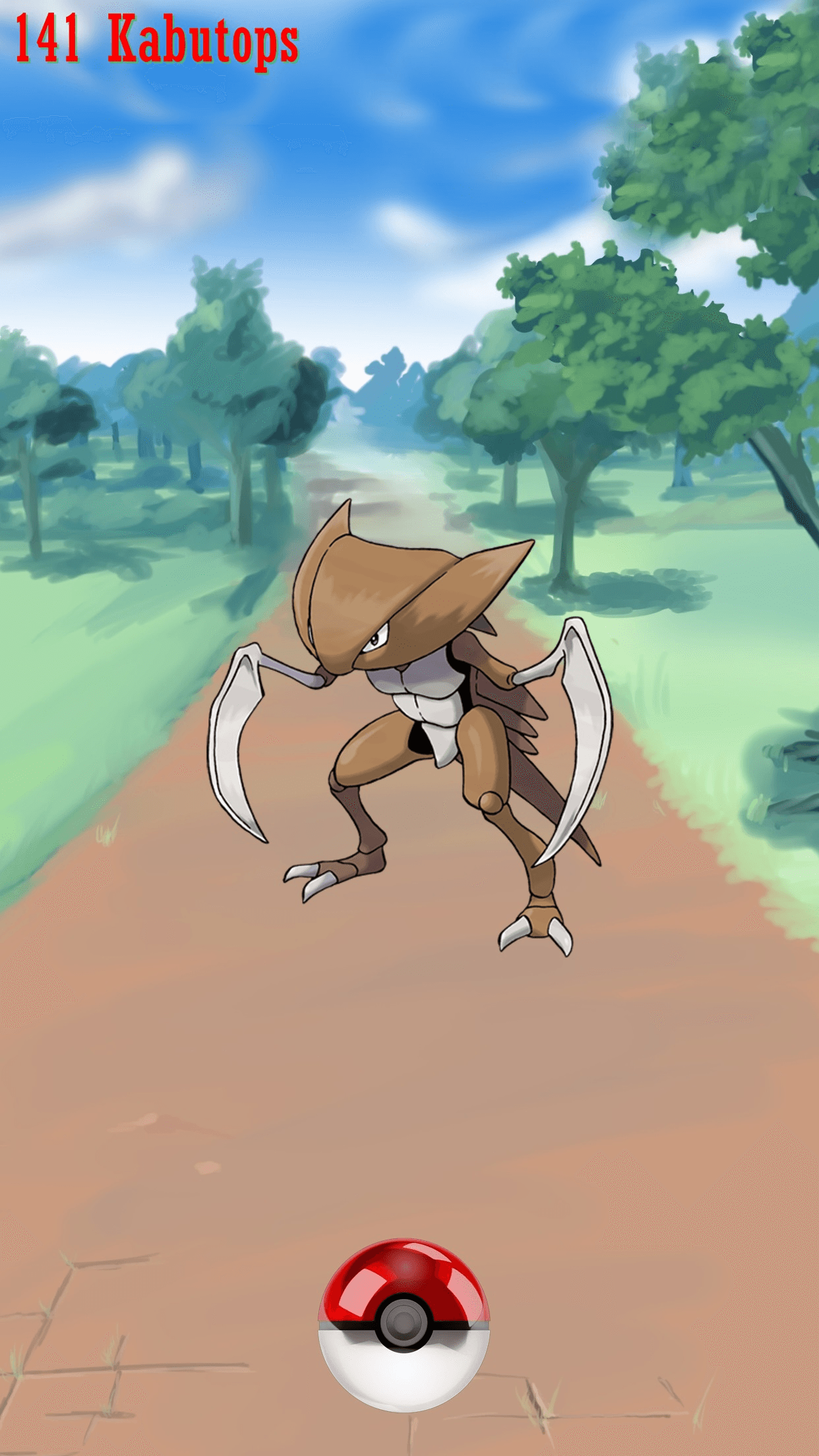 Street Pokeball Kabutops