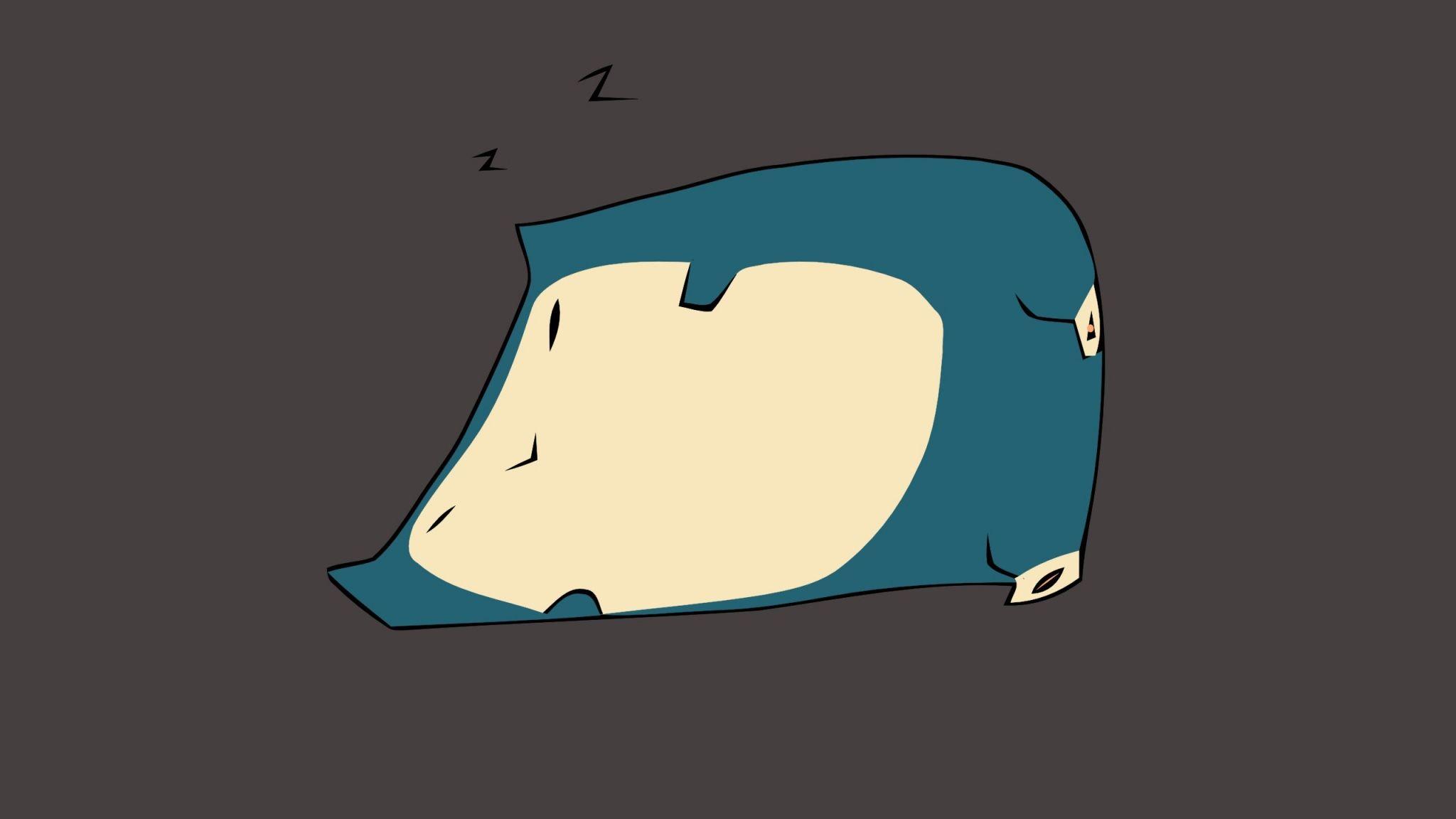 Download Wallpaper 2048x1152 Snorlax, Pokemon, Art, Vector HD HD