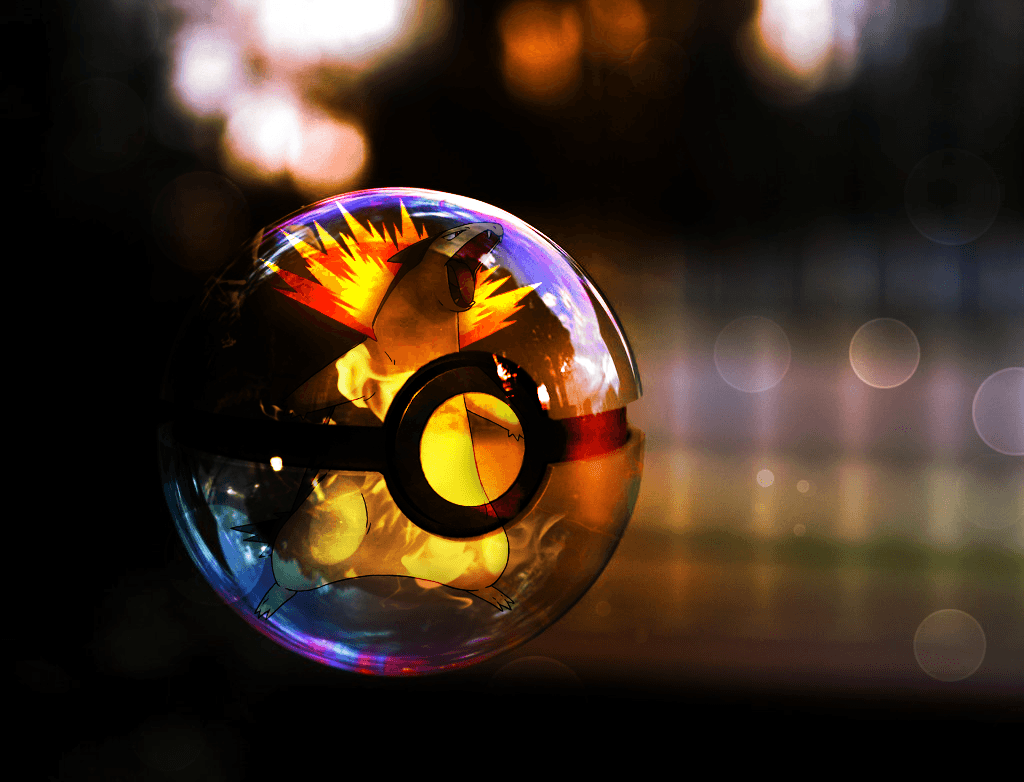 Cyndaquil Pokeball HD Wallpaper. Full Free HD Wallpaper